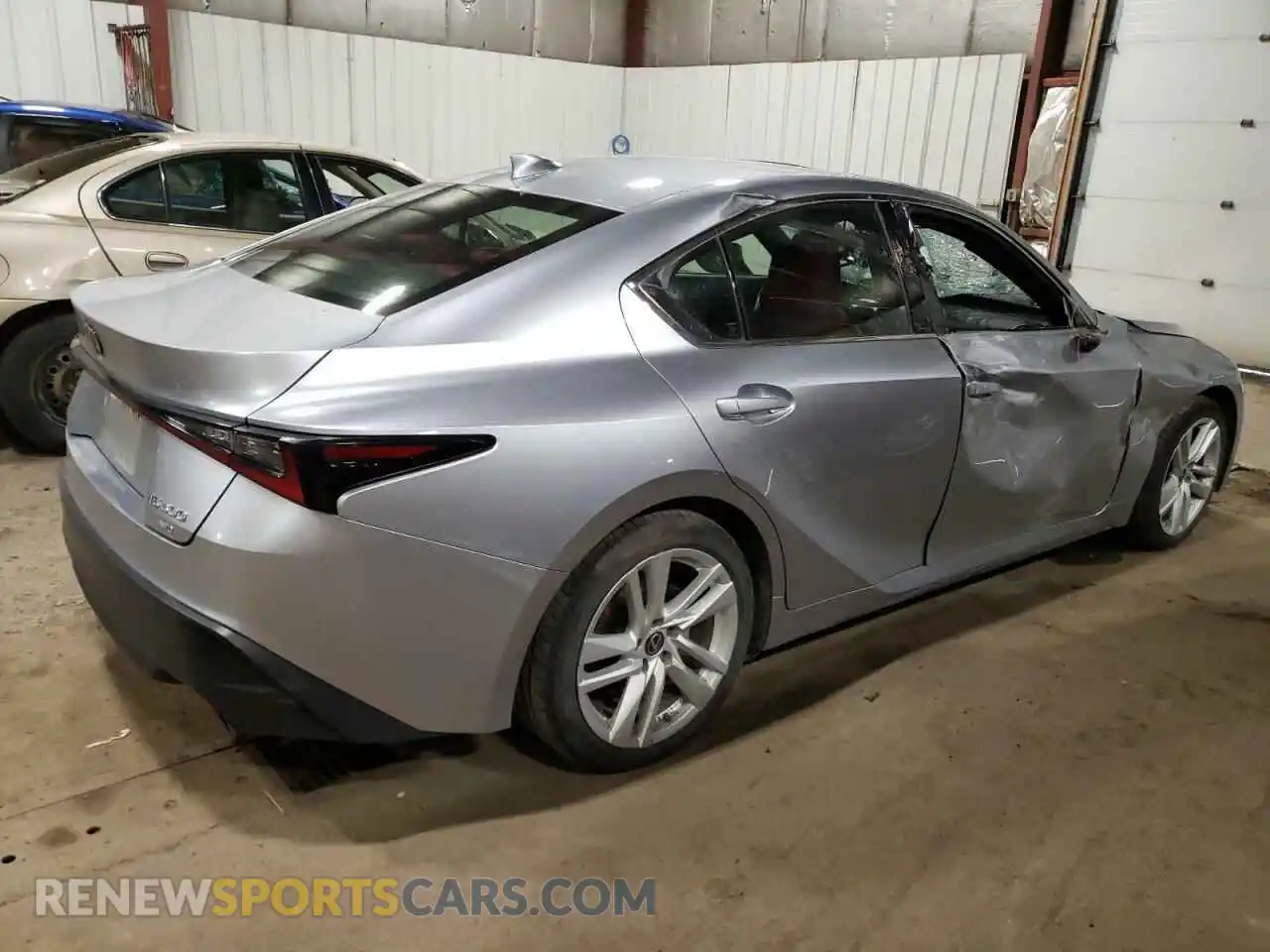 3 Photograph of a damaged car JTHC81F20M5047475 LEXUS IS 2021