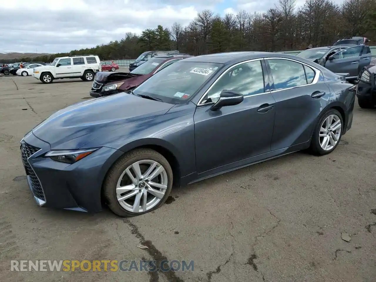 1 Photograph of a damaged car JTHC81F28M5047286 LEXUS IS 2021