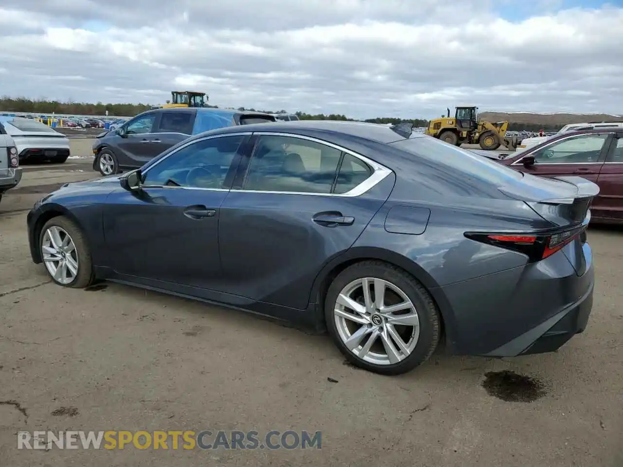 2 Photograph of a damaged car JTHC81F28M5047286 LEXUS IS 2021