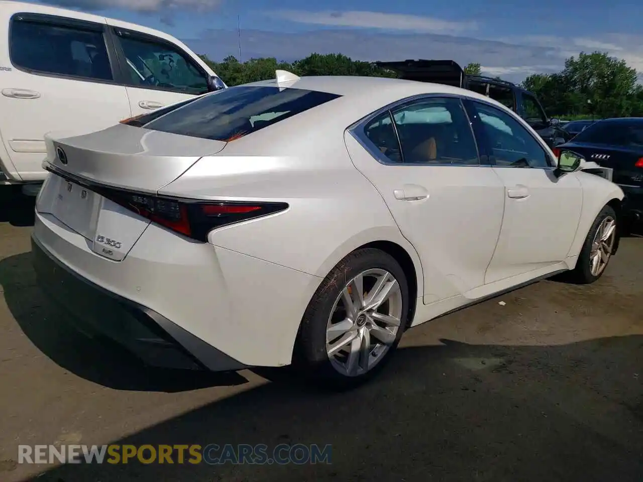 3 Photograph of a damaged car JTHC81F29M5045319 LEXUS IS 2021