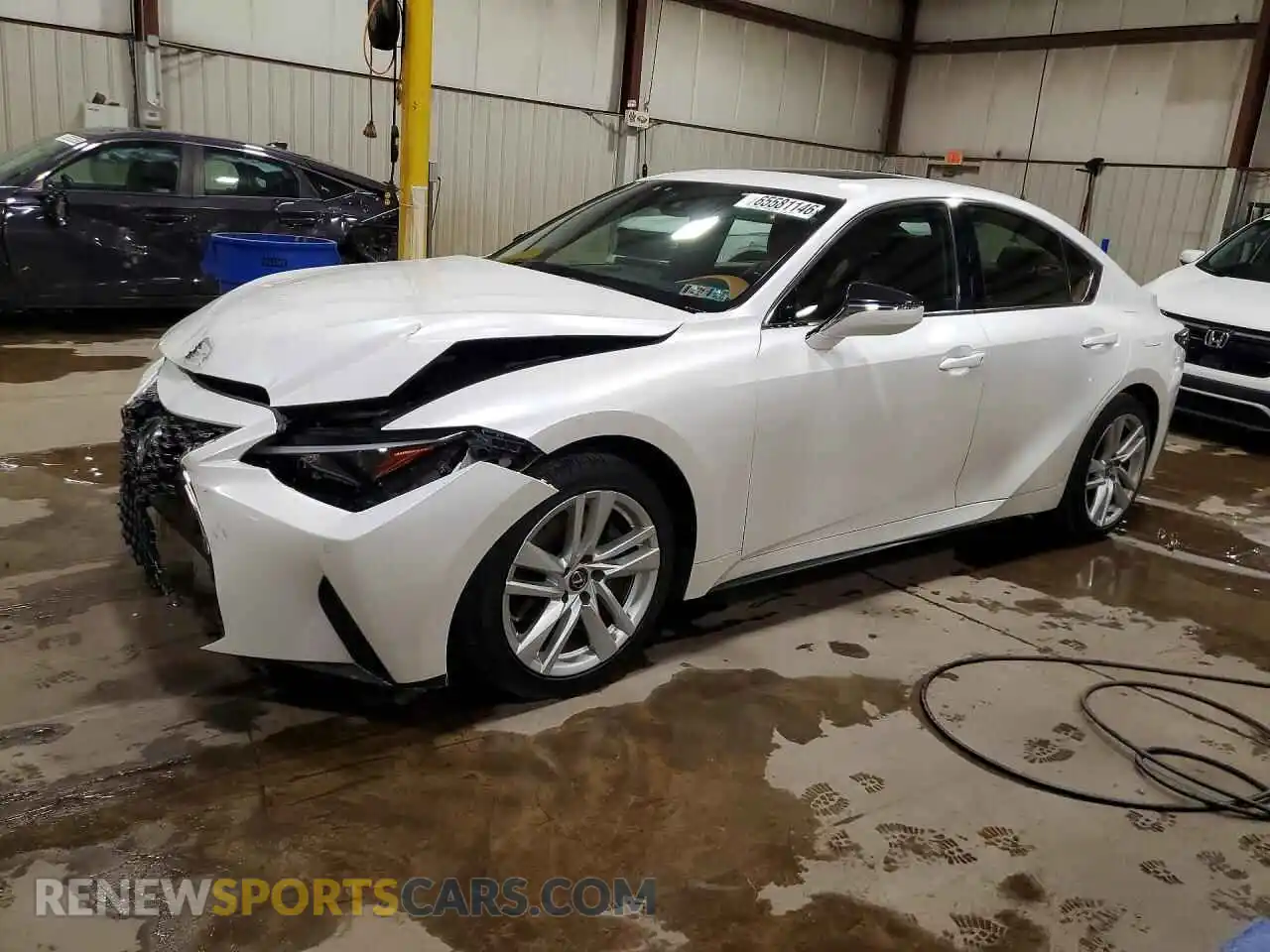 1 fotografías del automóvil dañado JTHC81F29M5046230 LEXUS IS 2021