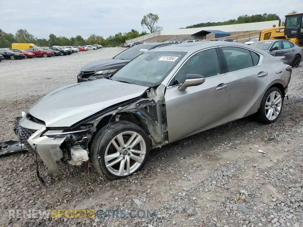 1 Photograph of a damaged car JTHCA1D20M5114714 LEXUS IS 2021