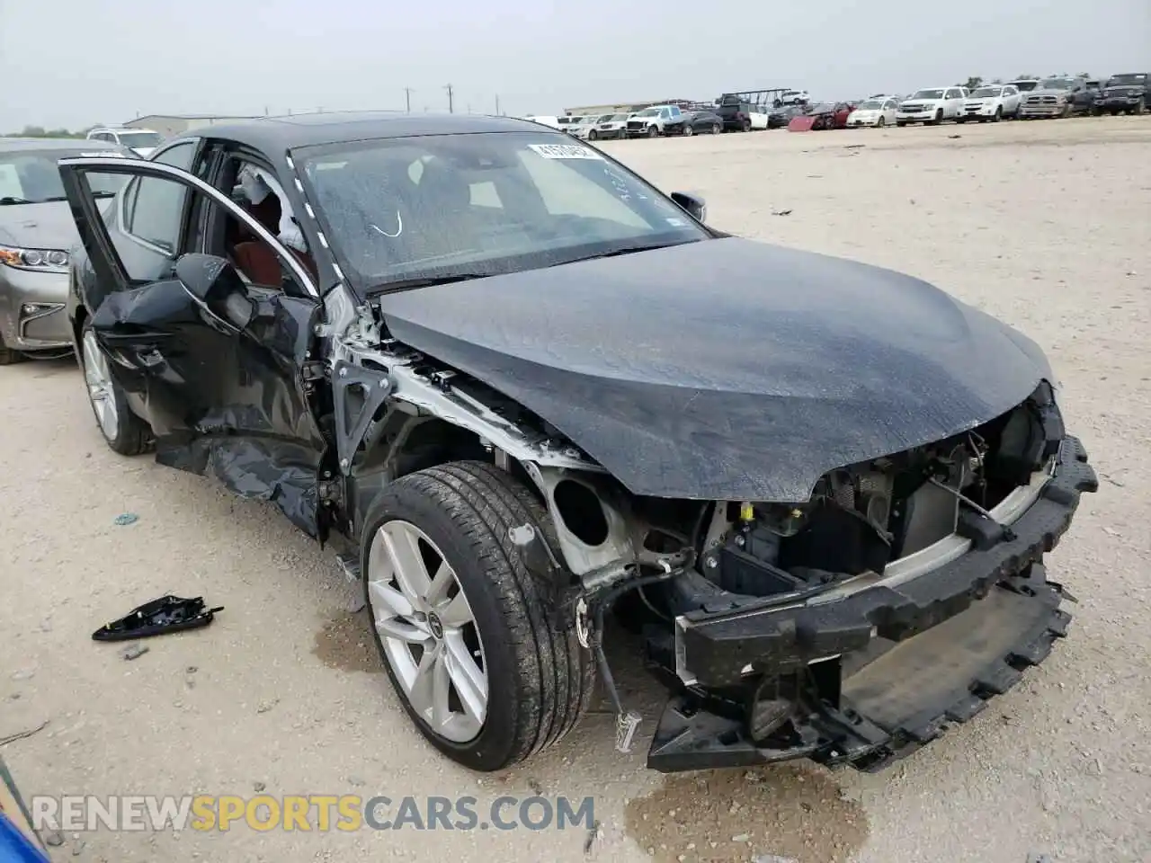 1 Photograph of a damaged car JTHCA1D20M5115619 LEXUS IS 2021