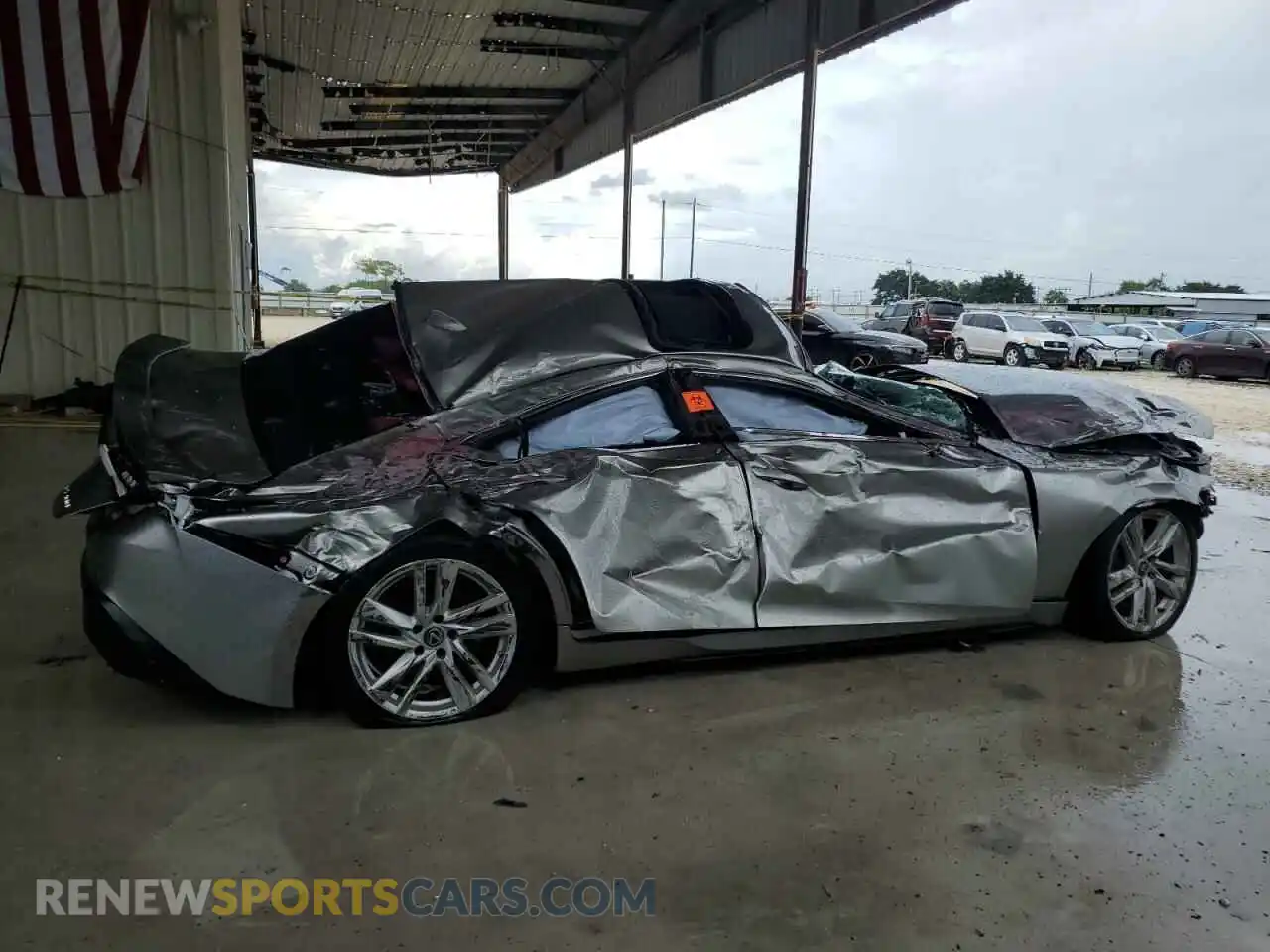 3 Photograph of a damaged car JTHCA1D21M5113278 LEXUS IS 2021