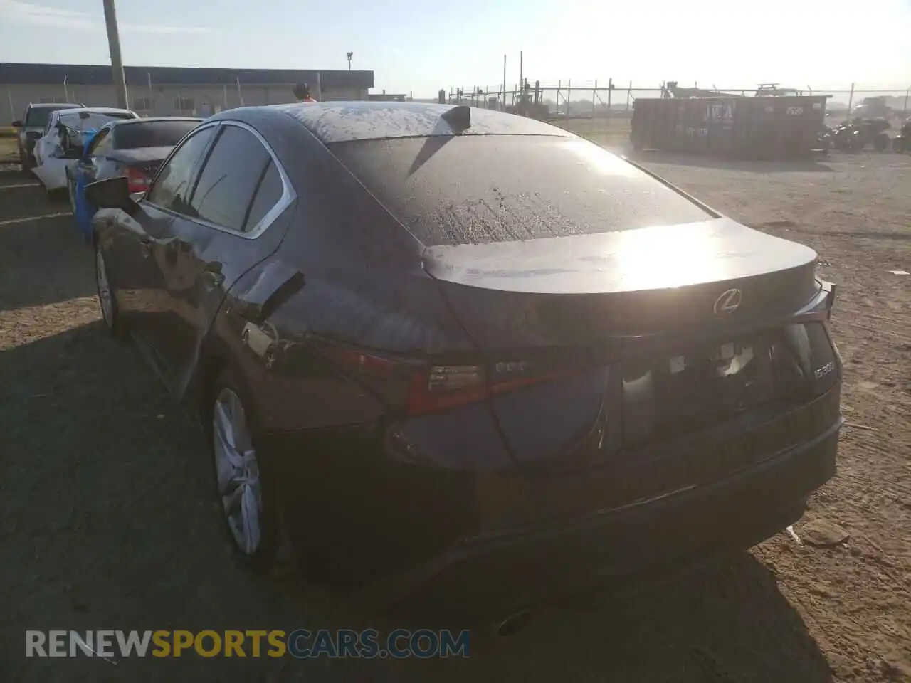 3 Photograph of a damaged car JTHCA1D21M5117167 LEXUS IS 2021
