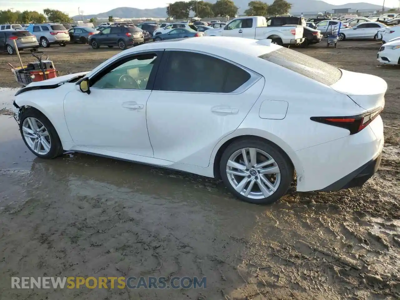 2 Photograph of a damaged car JTHCA1D22M5110549 LEXUS IS 2021