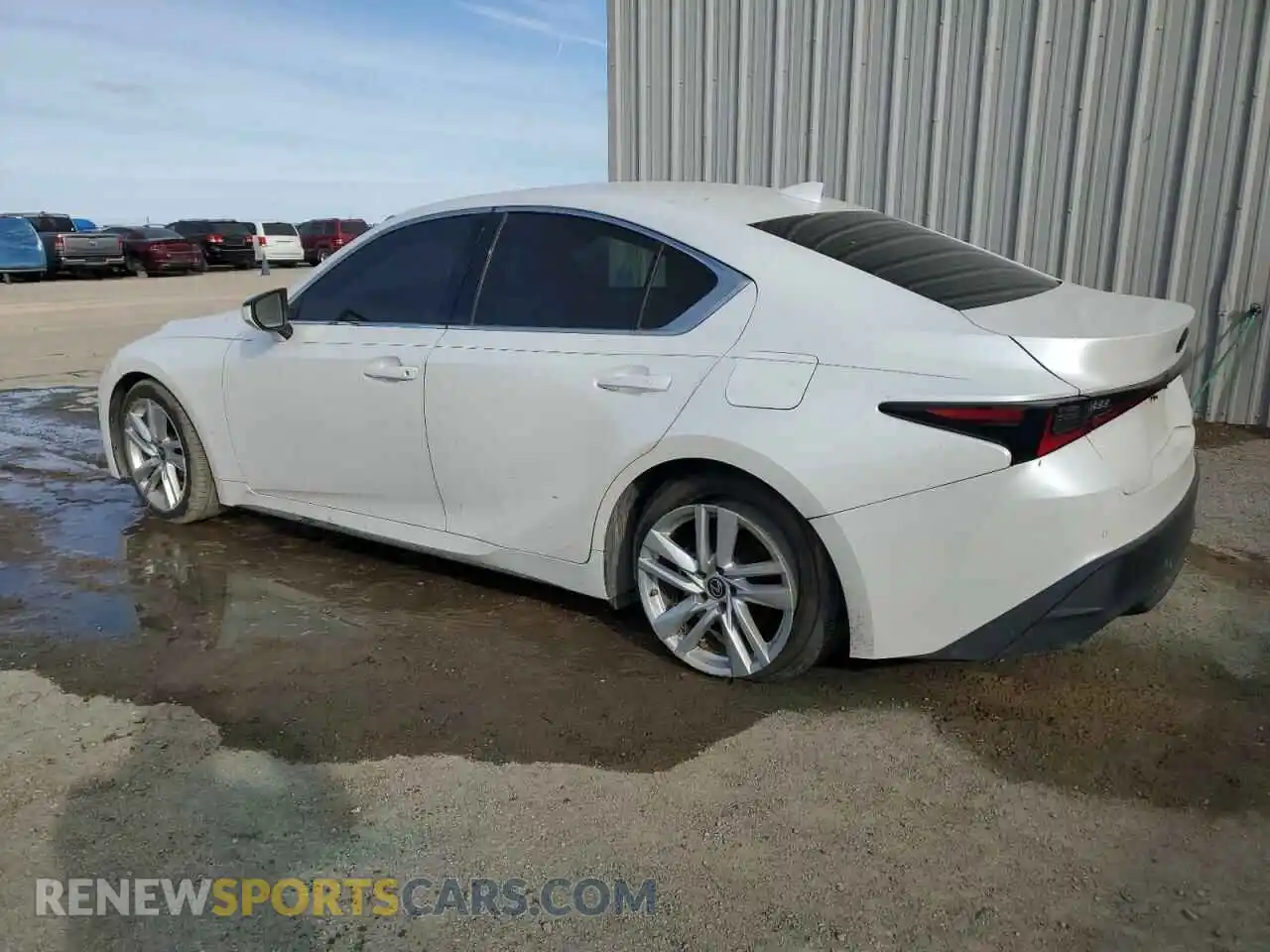 2 Photograph of a damaged car JTHCA1D22M5110812 LEXUS IS 2021