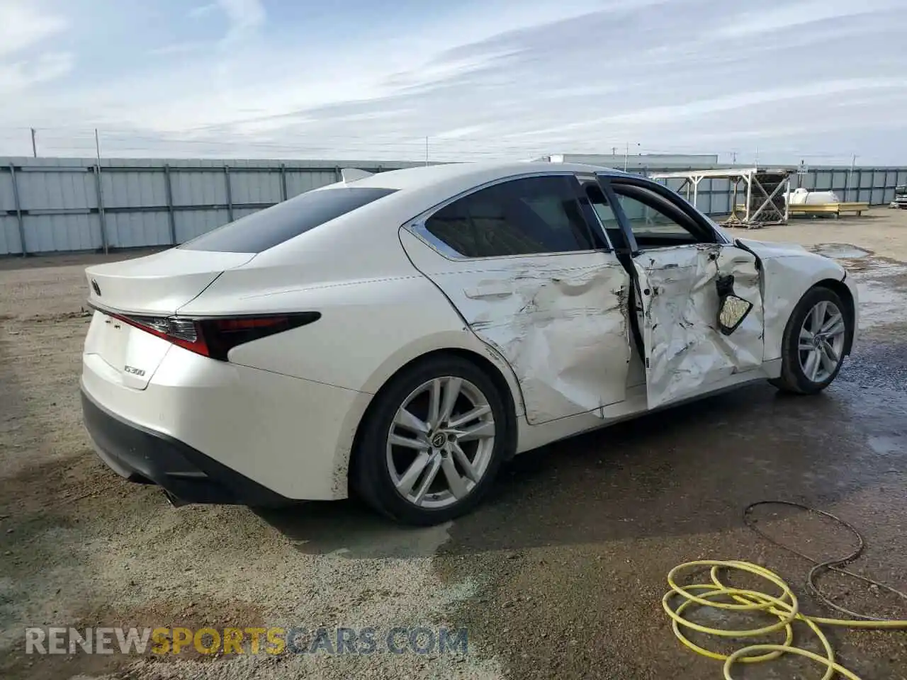 3 Photograph of a damaged car JTHCA1D22M5110812 LEXUS IS 2021