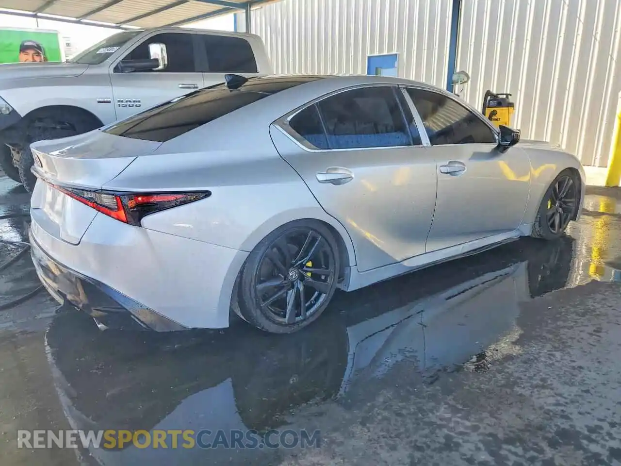 3 Photograph of a damaged car JTHCA1D22M5112558 LEXUS IS 2021