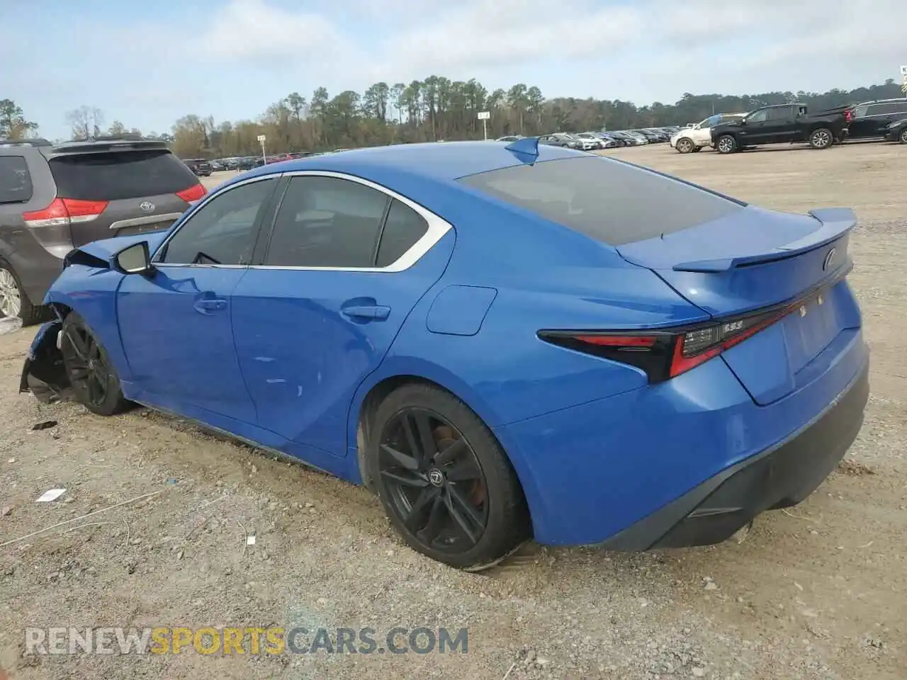 2 Photograph of a damaged car JTHCA1D23M5115646 LEXUS IS 2021