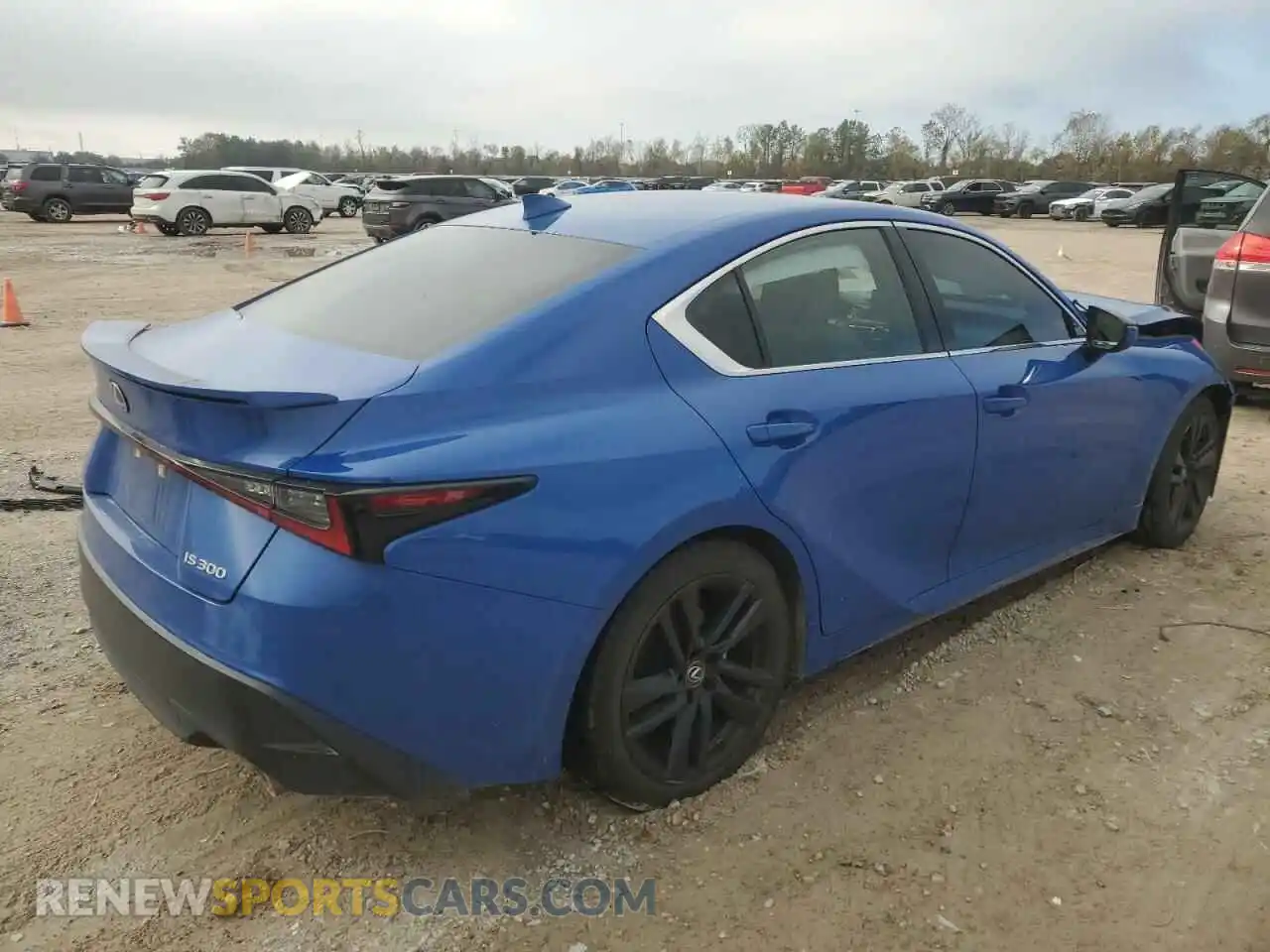 3 Photograph of a damaged car JTHCA1D23M5115646 LEXUS IS 2021