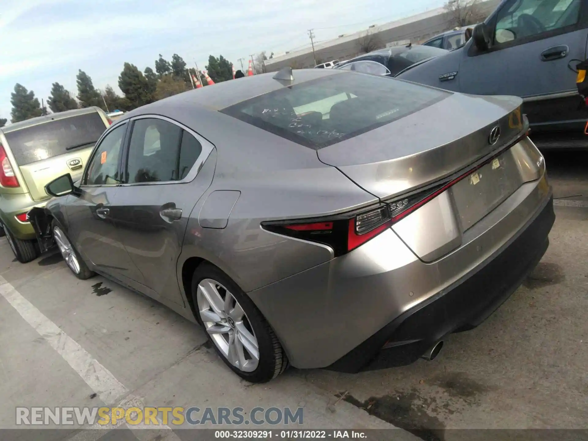 3 Photograph of a damaged car JTHCA1D25M5112473 LEXUS IS 2021