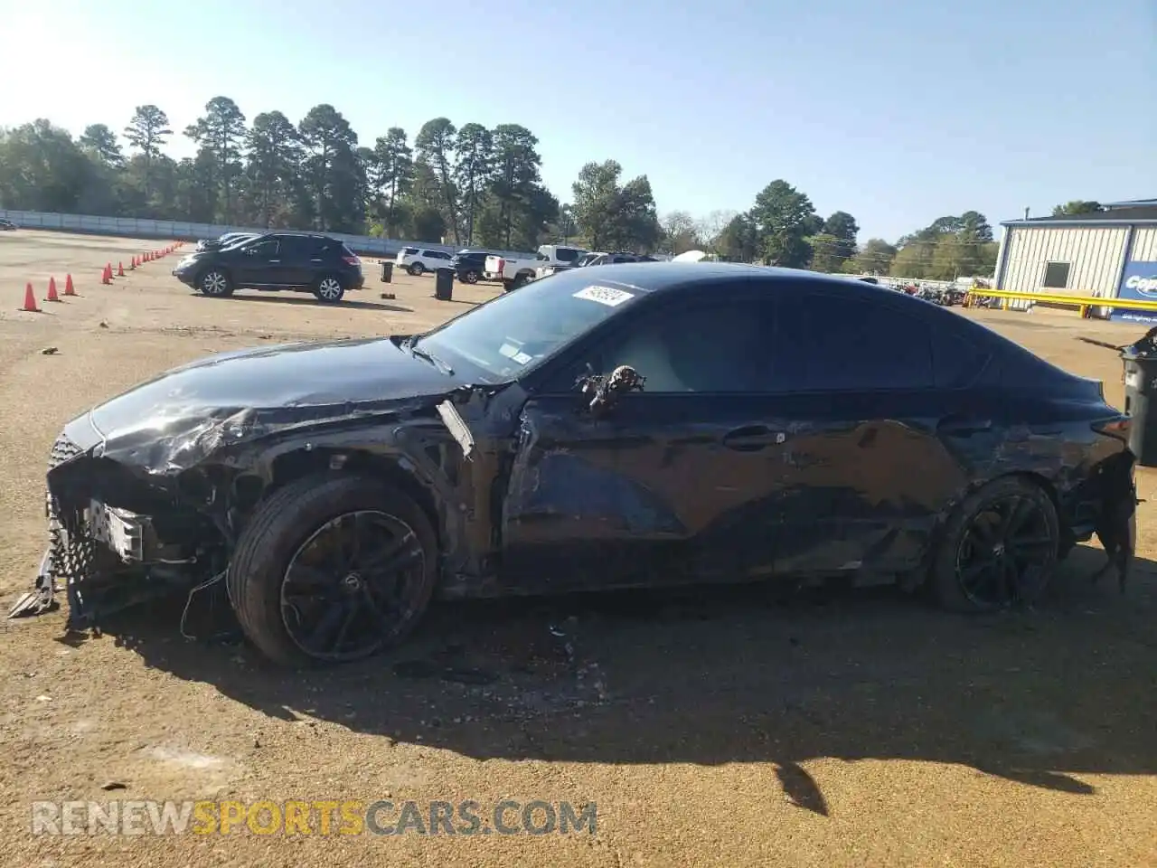1 Photograph of a damaged car JTHCA1D25M5115714 LEXUS IS 2021