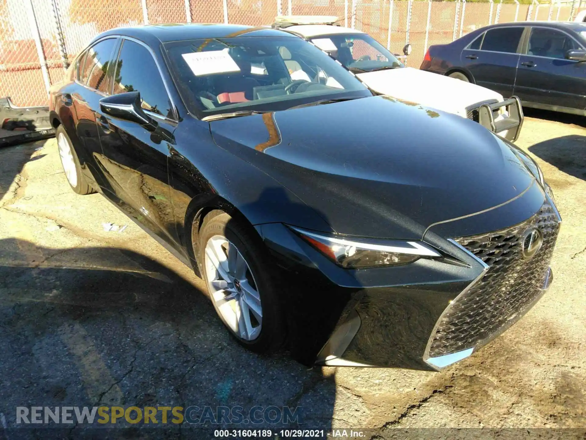 1 Photograph of a damaged car JTHCA1D25M5117334 LEXUS IS 2021