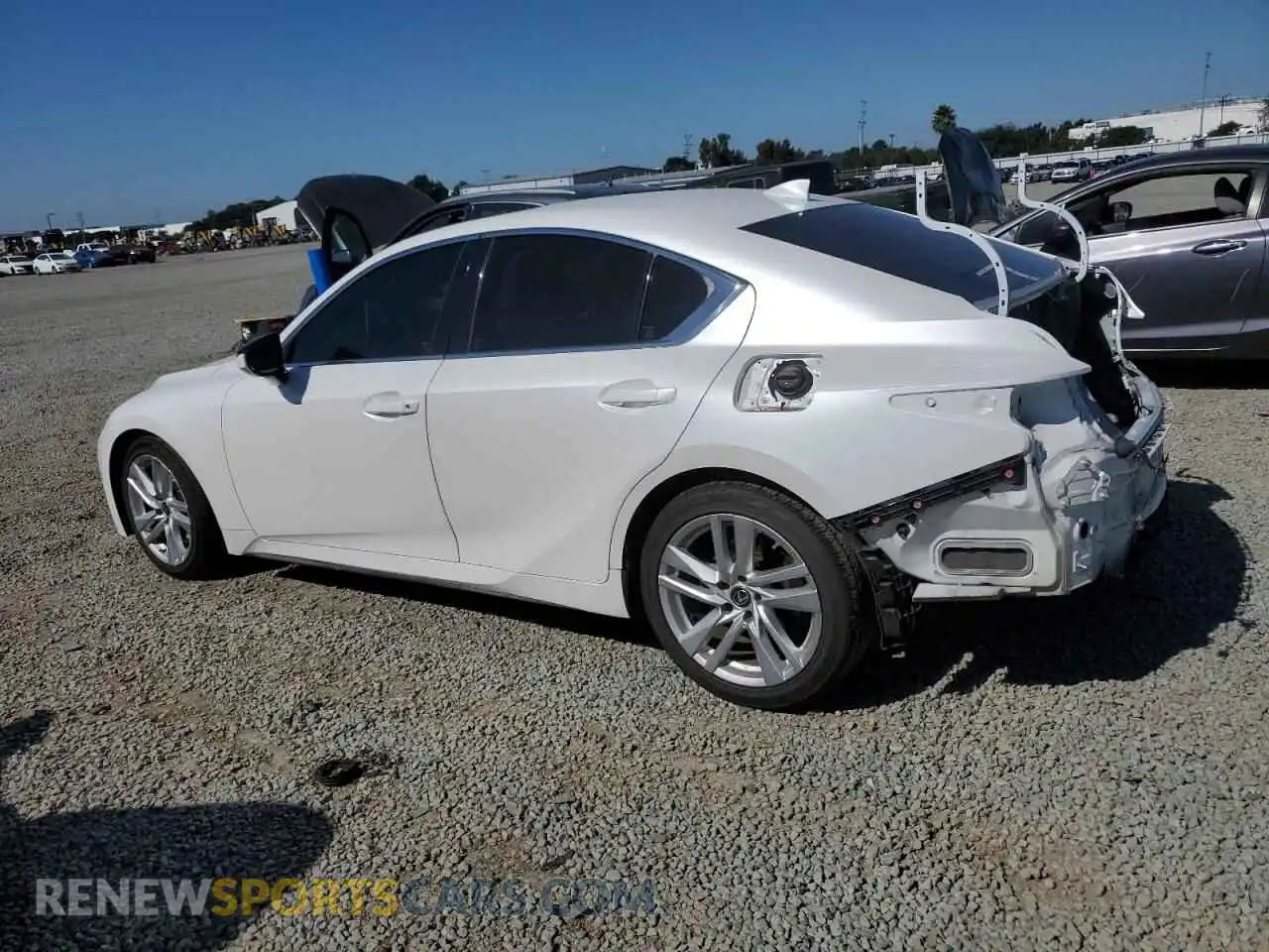 2 Photograph of a damaged car JTHCA1D26M5111574 LEXUS IS 2021