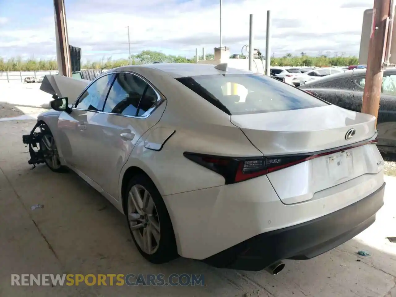 3 Photograph of a damaged car JTHCA1D26M5113289 LEXUS IS 2021