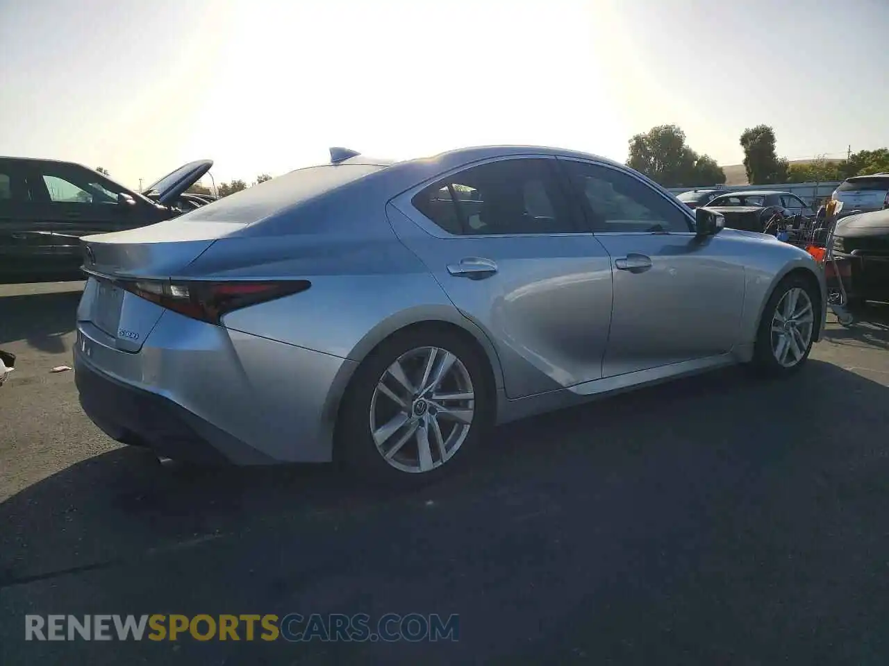 3 Photograph of a damaged car JTHCA1D26M5115074 LEXUS IS 2021