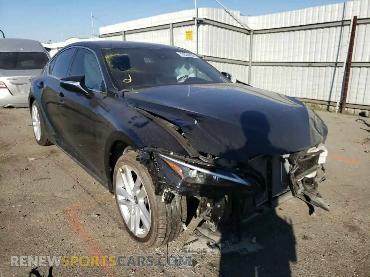 1 Photograph of a damaged car JTHCA1D26M5115169 LEXUS IS 2021