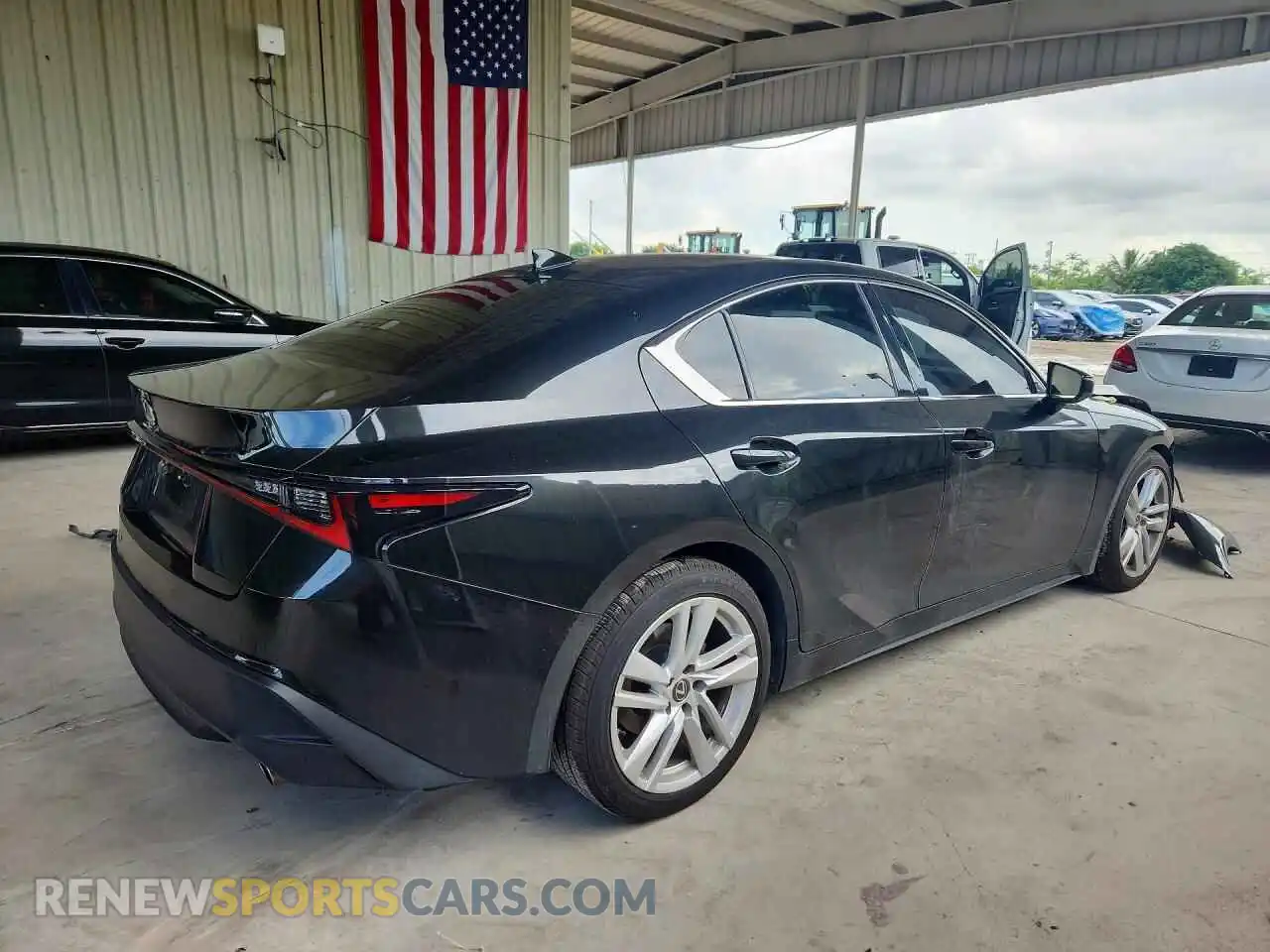 3 Photograph of a damaged car JTHCA1D29M5116557 LEXUS IS 2021