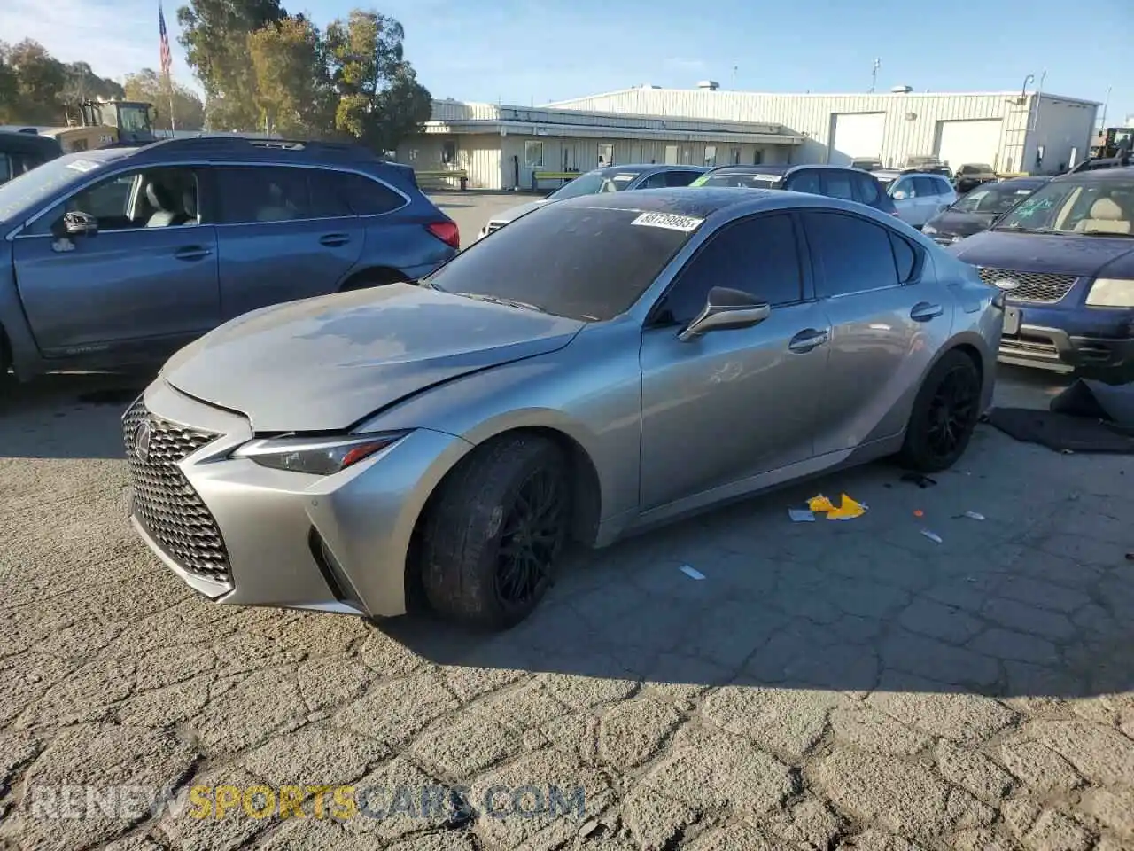 1 Photograph of a damaged car JTHCA1D2XM5116213 LEXUS IS 2021