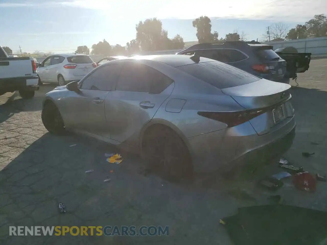 2 Photograph of a damaged car JTHCA1D2XM5116213 LEXUS IS 2021