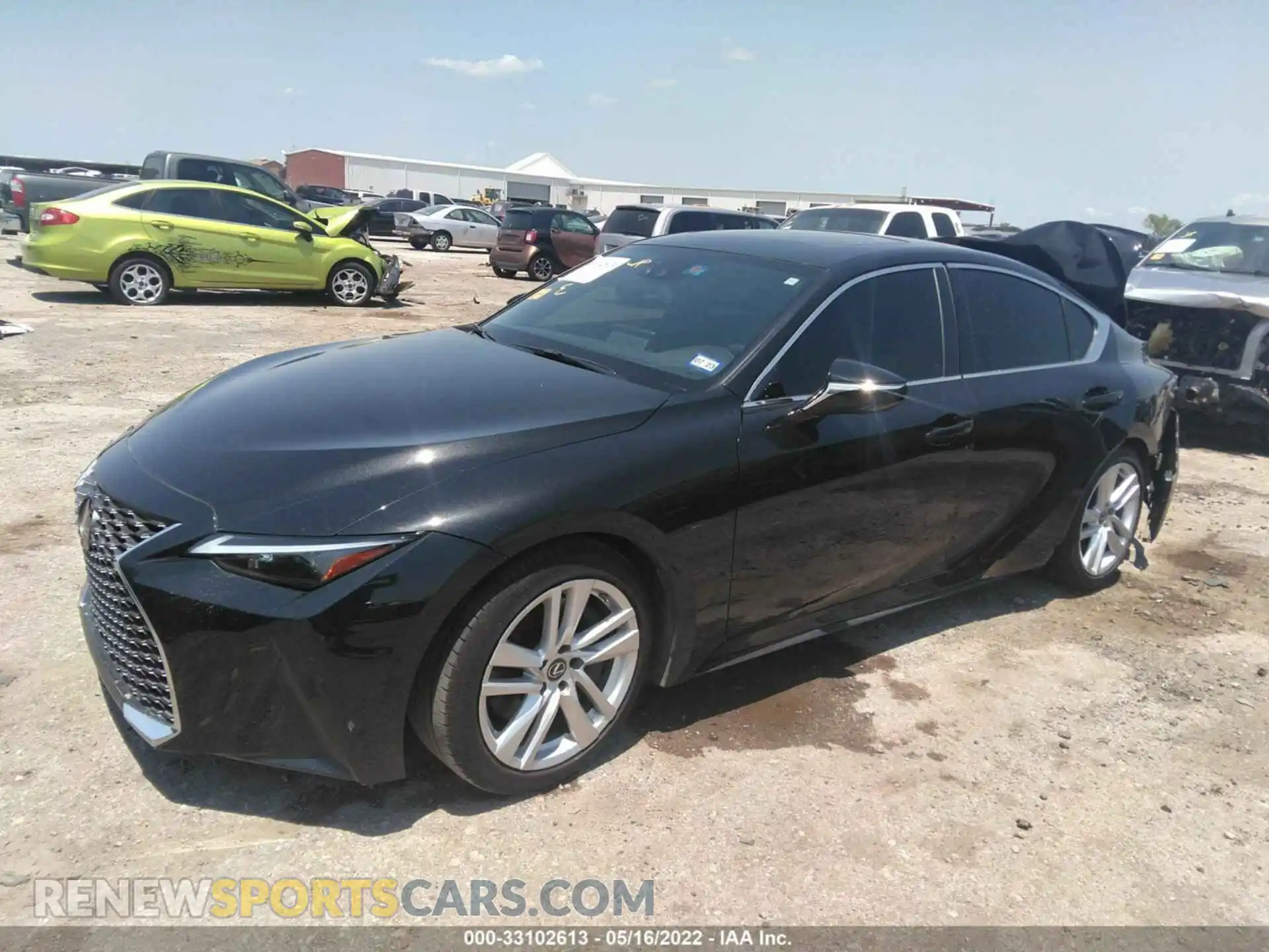 2 Photograph of a damaged car JTHCA1D2XM5116289 LEXUS IS 2021