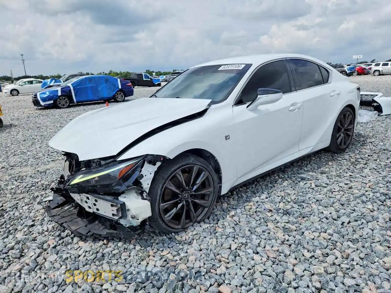 1 Photograph of a damaged car JTHGZ1B20M5037968 LEXUS IS 2021