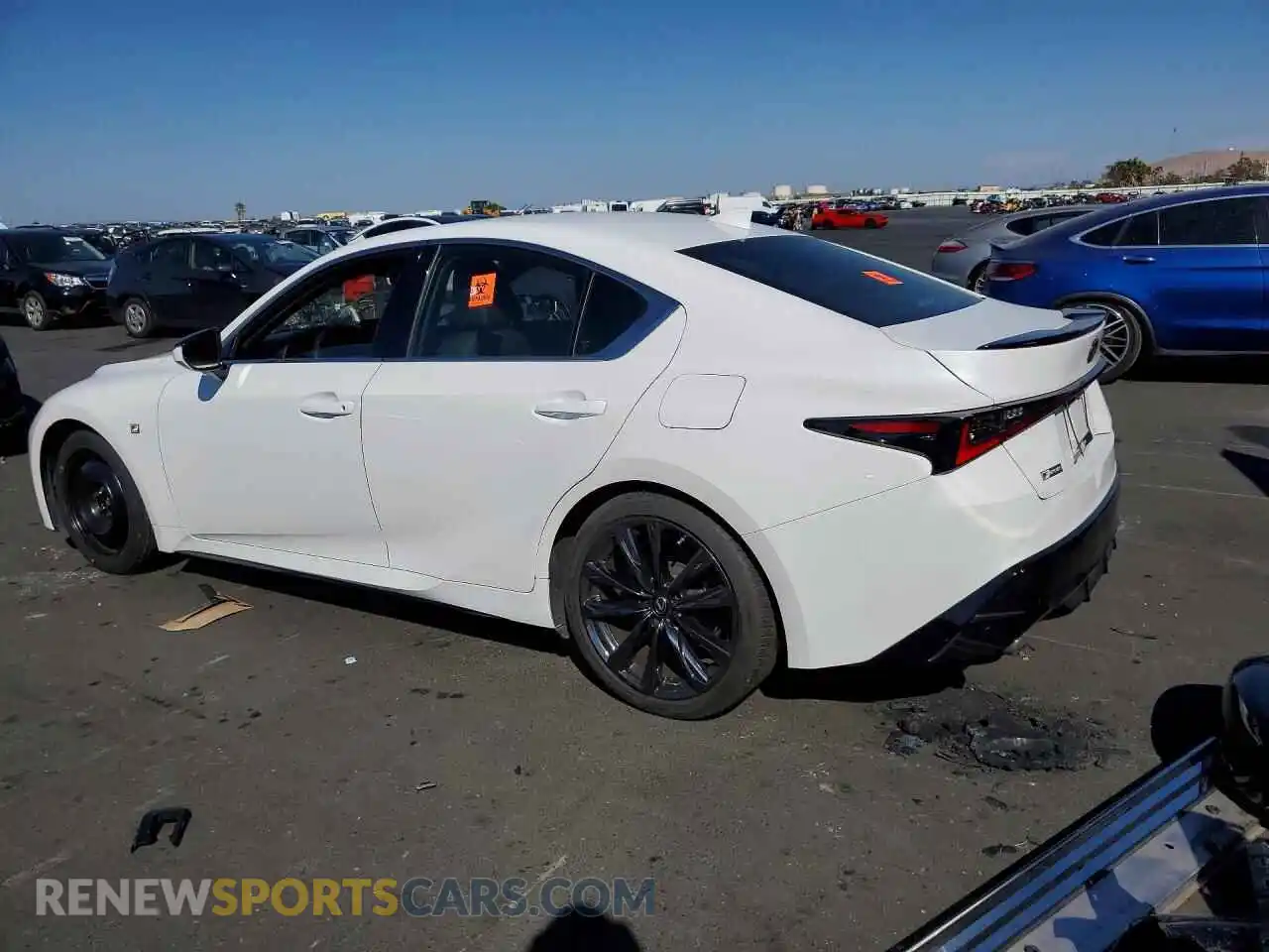 2 Photograph of a damaged car JTHGZ1B20M5041969 LEXUS IS 2021