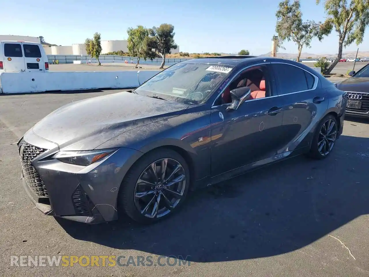 1 Photograph of a damaged car JTHGZ1B20M5042619 LEXUS IS 2021