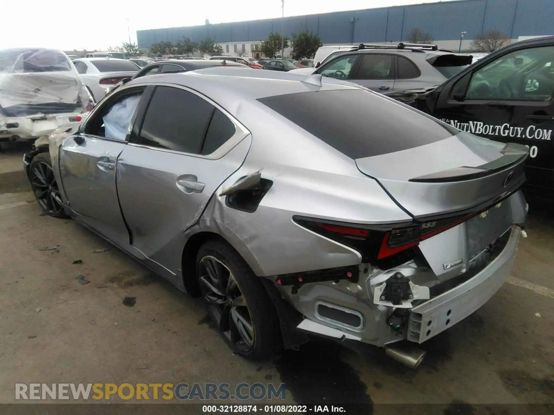 3 Photograph of a damaged car JTHGZ1B20M5047609 LEXUS IS 2021