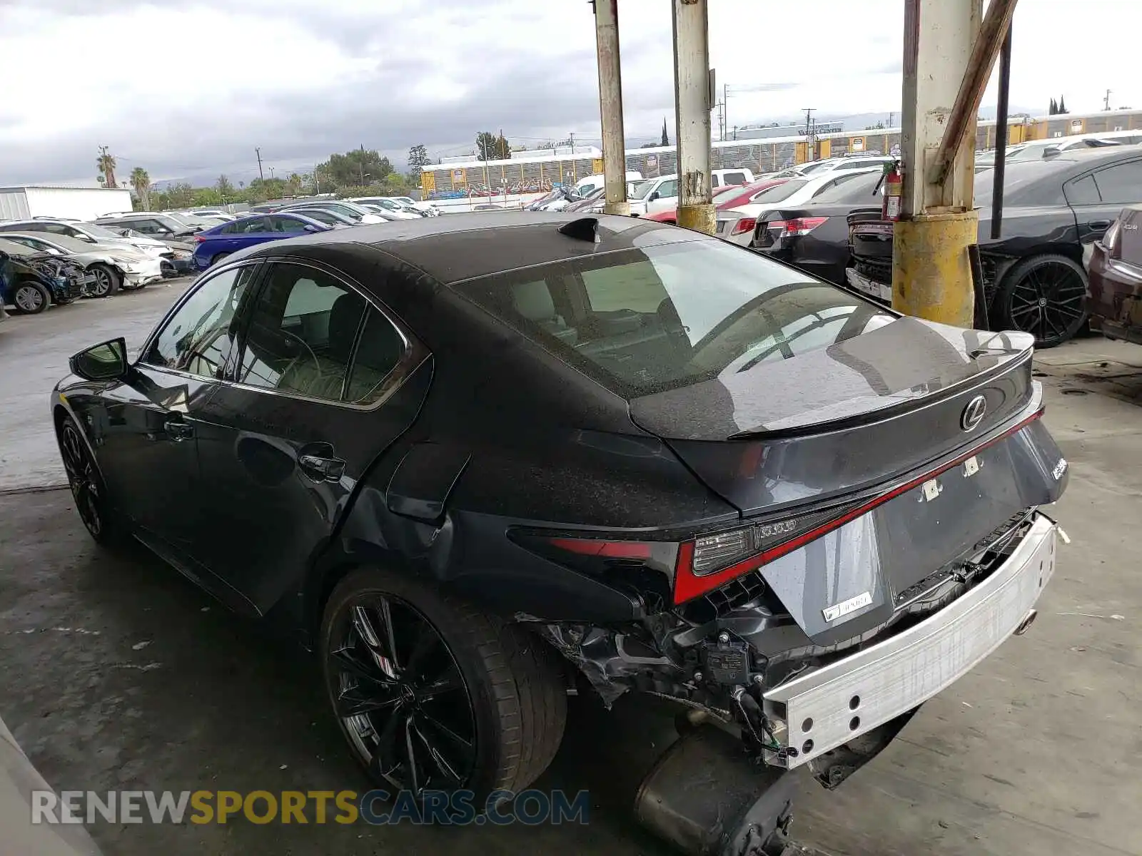 3 Photograph of a damaged car JTHGZ1B21M5043133 LEXUS IS 2021