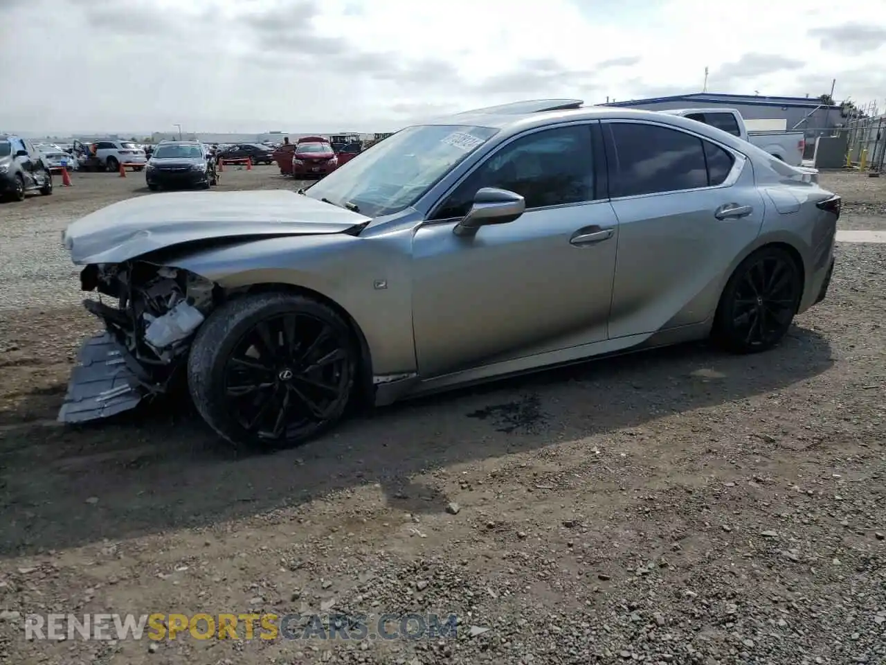 1 Photograph of a damaged car JTHGZ1B22M5046333 LEXUS IS 2021