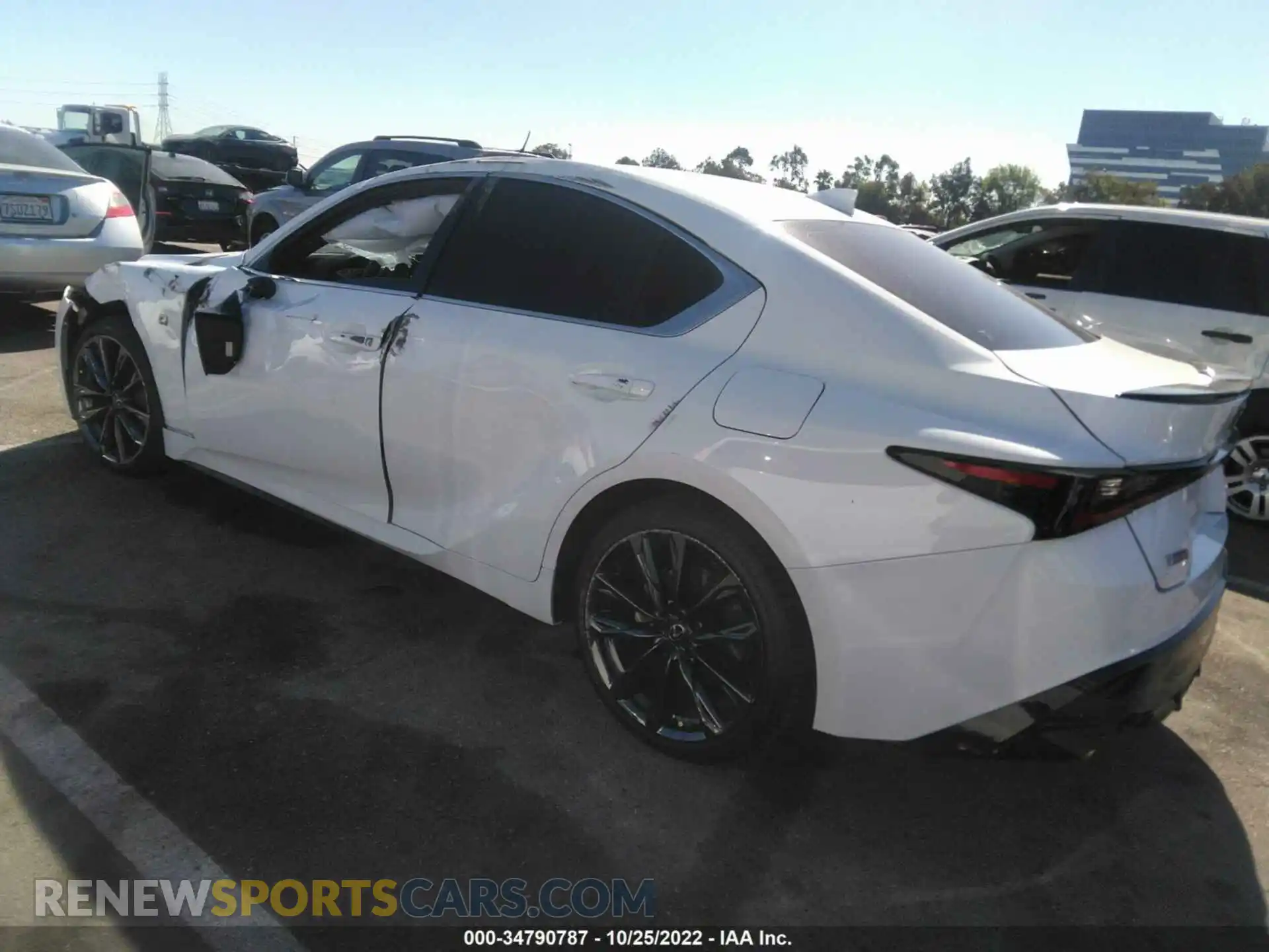 3 Photograph of a damaged car JTHGZ1B23M5038144 LEXUS IS 2021
