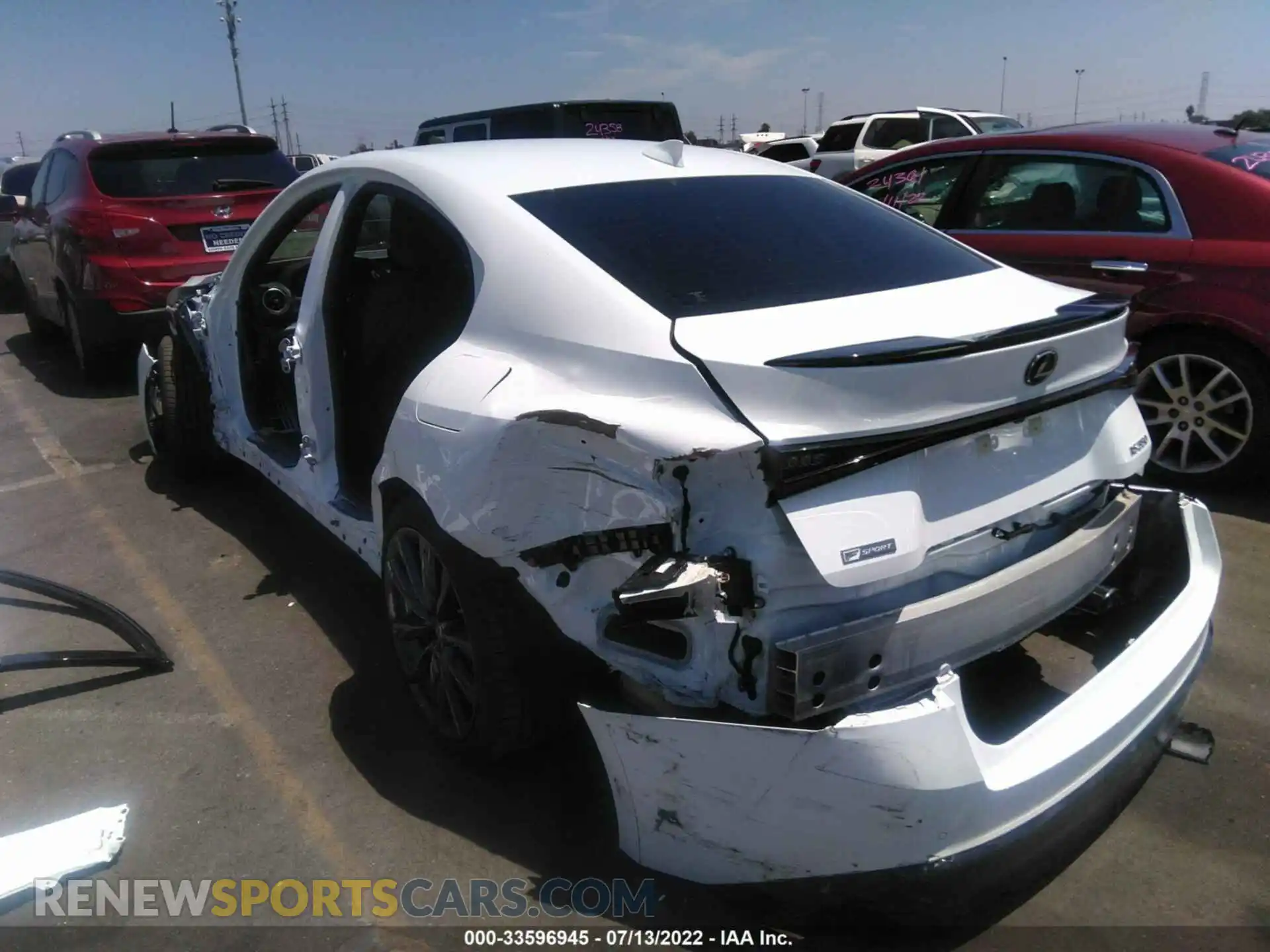 3 Photograph of a damaged car JTHGZ1B23M5046843 LEXUS IS 2021