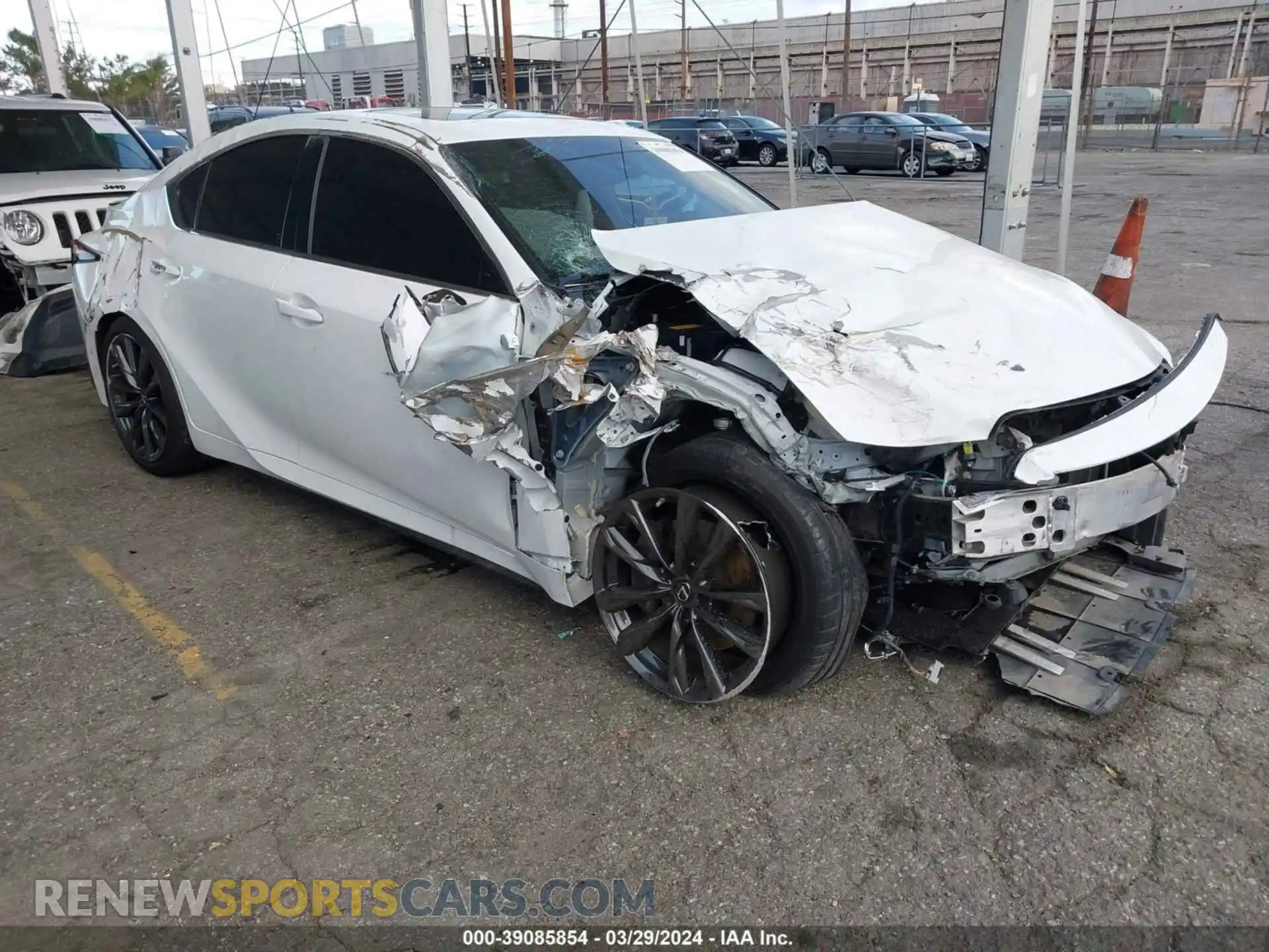 1 Photograph of a damaged car JTHGZ1B23M5048222 LEXUS IS 2021