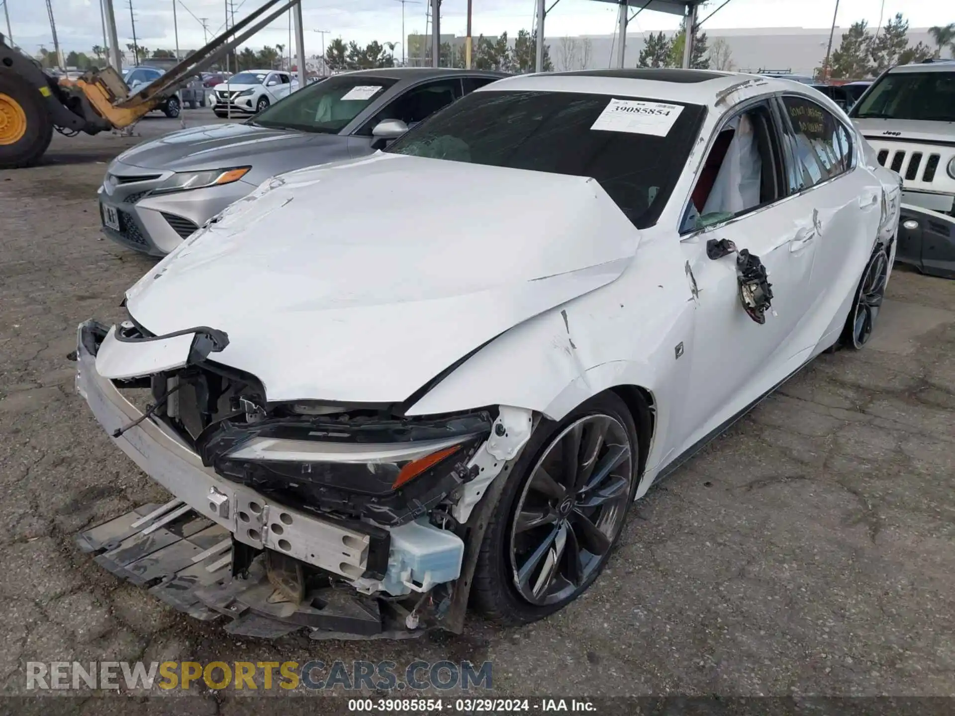 2 Photograph of a damaged car JTHGZ1B23M5048222 LEXUS IS 2021