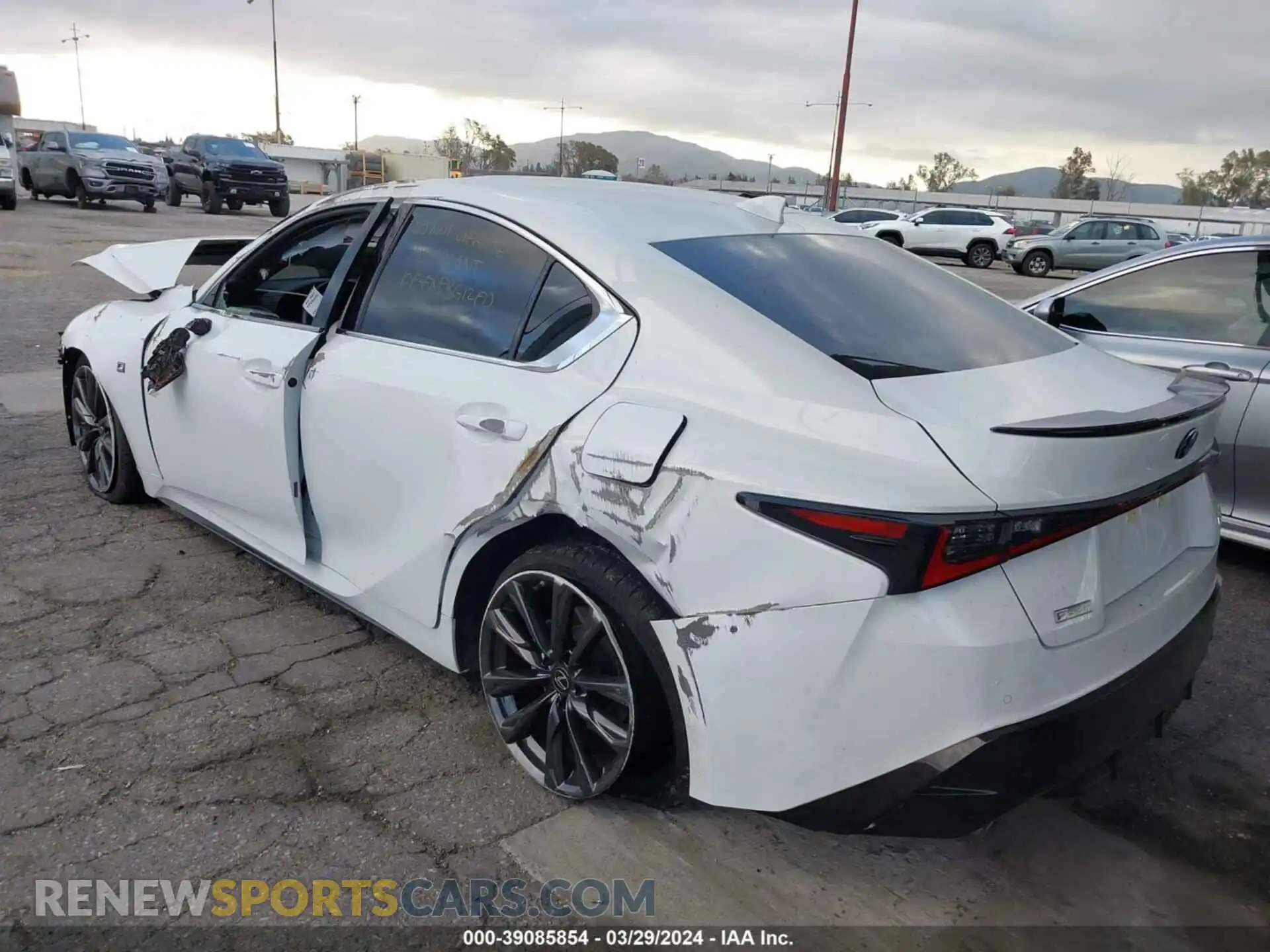 3 Photograph of a damaged car JTHGZ1B23M5048222 LEXUS IS 2021