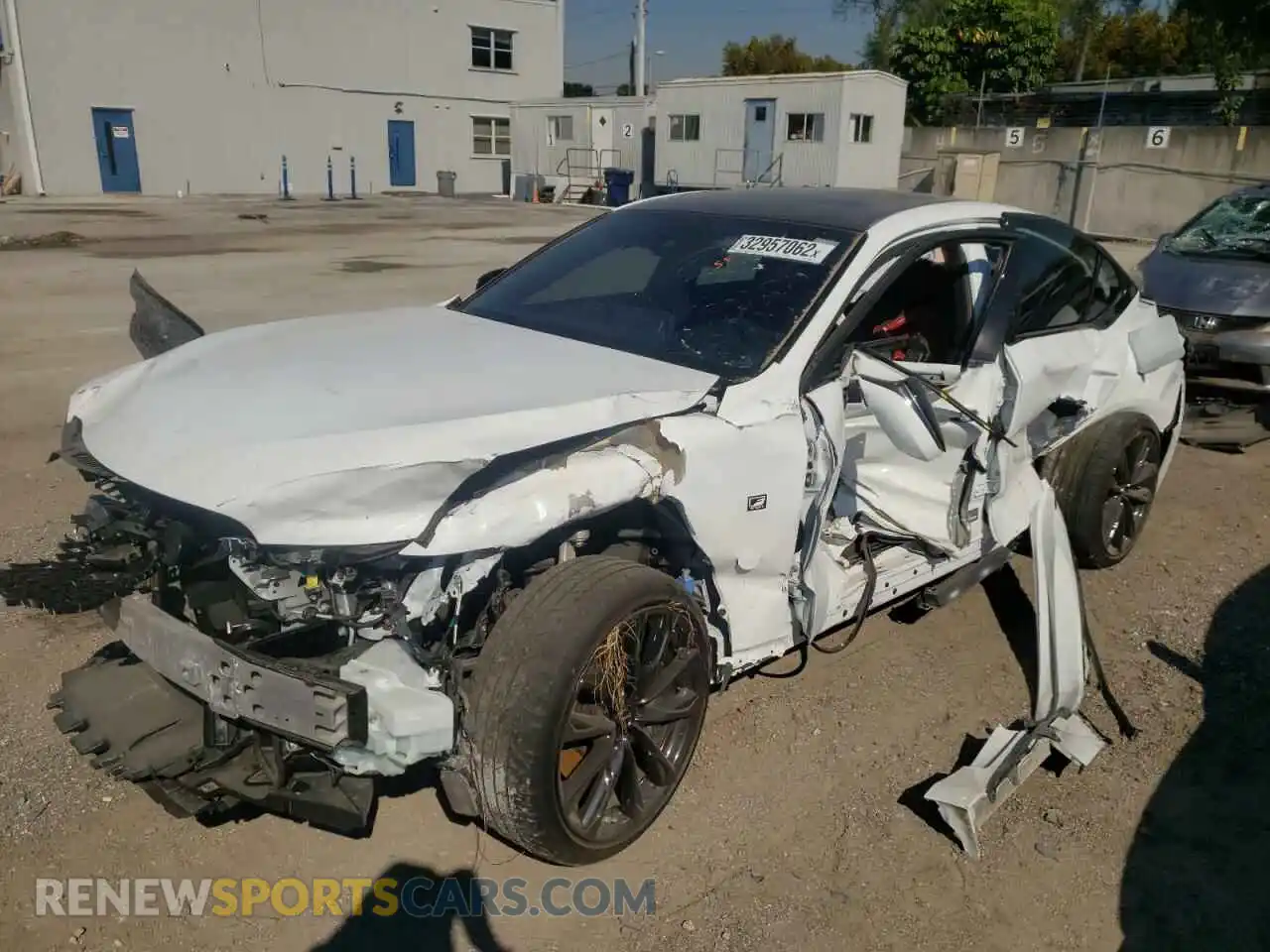 2 Photograph of a damaged car JTHGZ1B24M5043806 LEXUS IS 2021