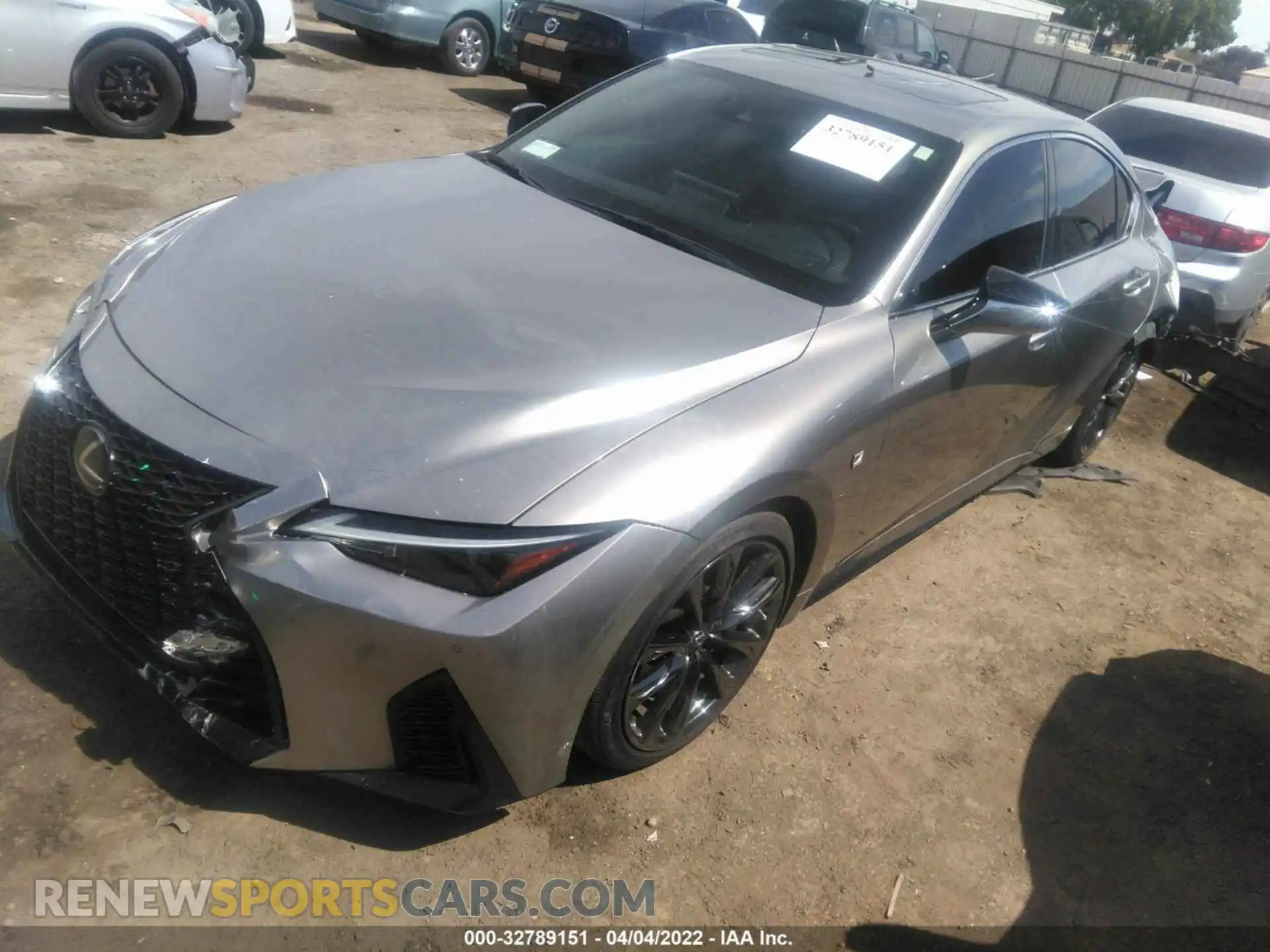 2 Photograph of a damaged car JTHGZ1B24M5046320 LEXUS IS 2021