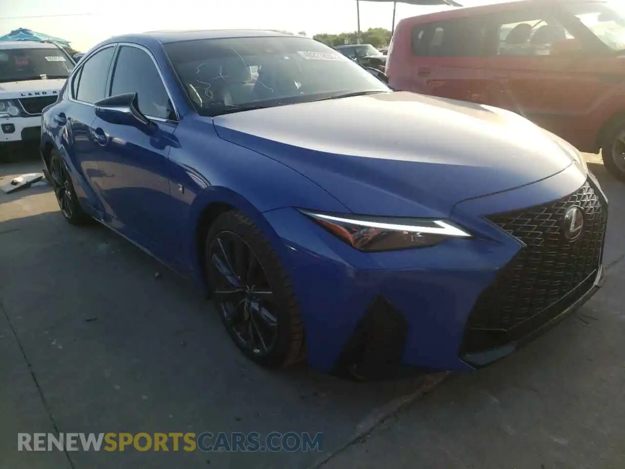 1 Photograph of a damaged car JTHGZ1B25M5042793 LEXUS IS 2021