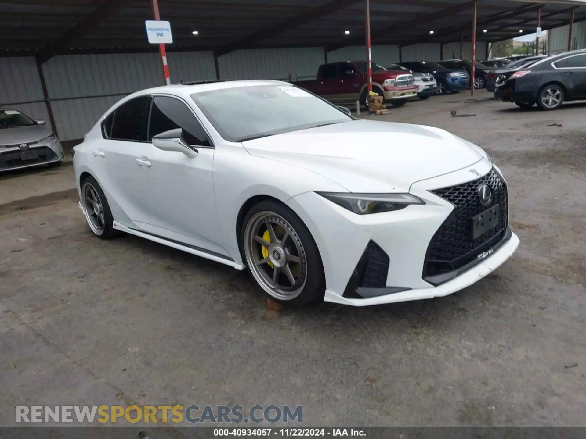 1 Photograph of a damaged car JTHGZ1B25M5047573 LEXUS IS 2021