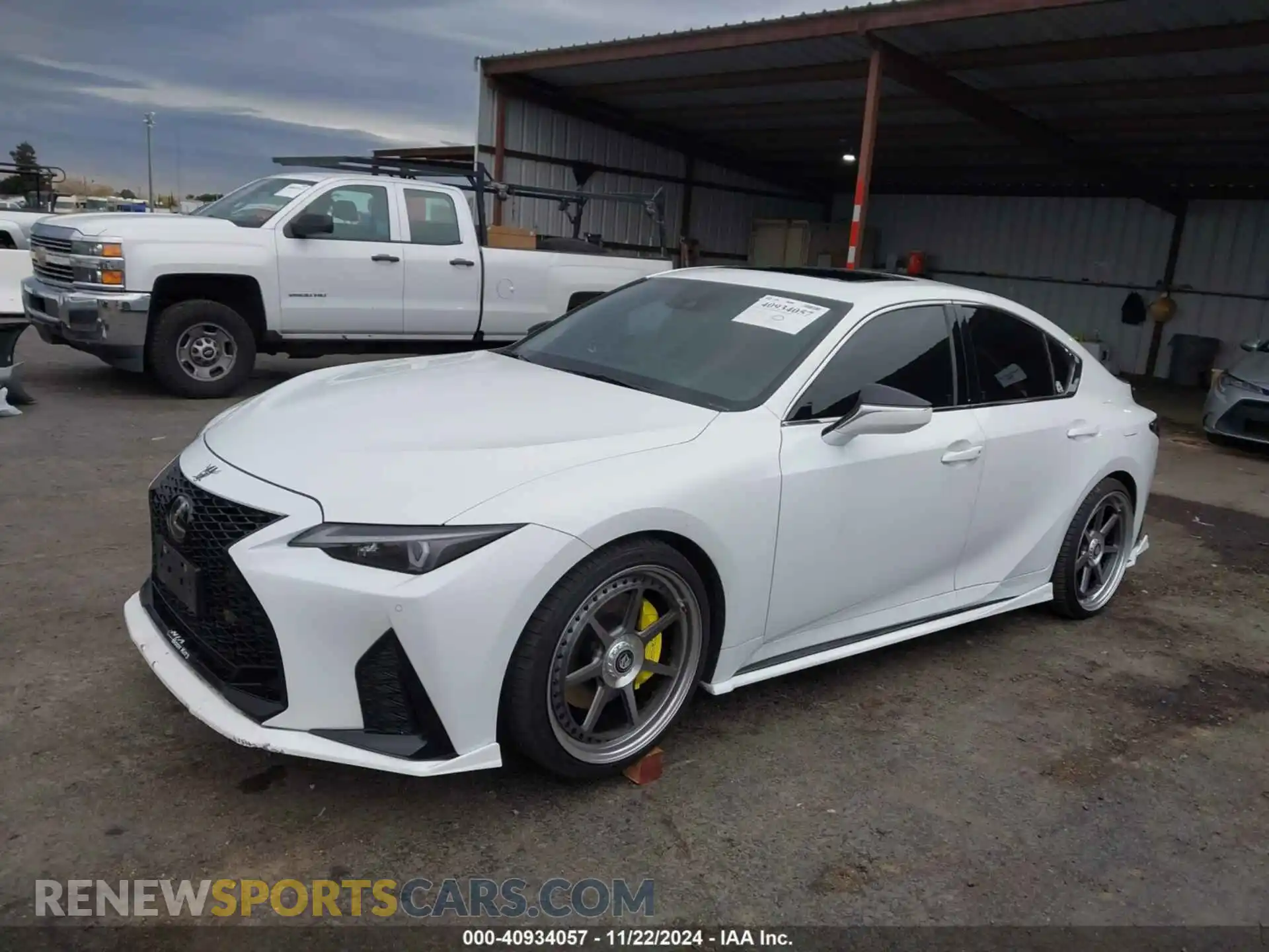2 Photograph of a damaged car JTHGZ1B25M5047573 LEXUS IS 2021