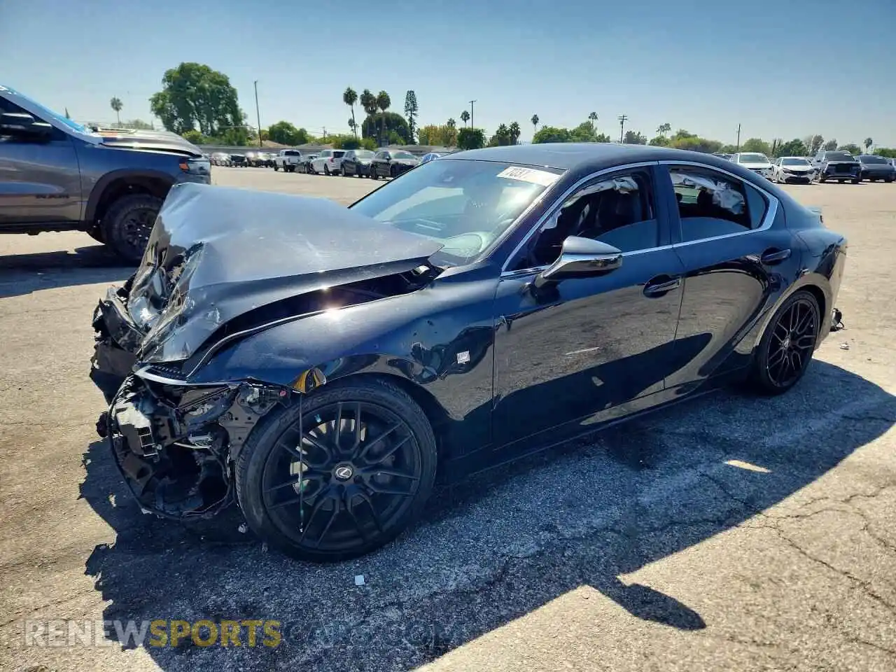 1 Photograph of a damaged car JTHGZ1B26M5038218 LEXUS IS 2021
