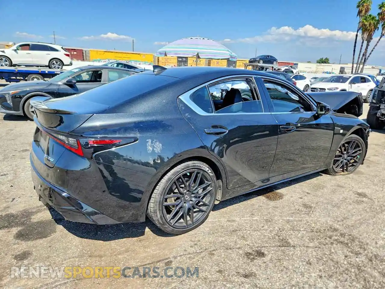 3 Photograph of a damaged car JTHGZ1B26M5038218 LEXUS IS 2021