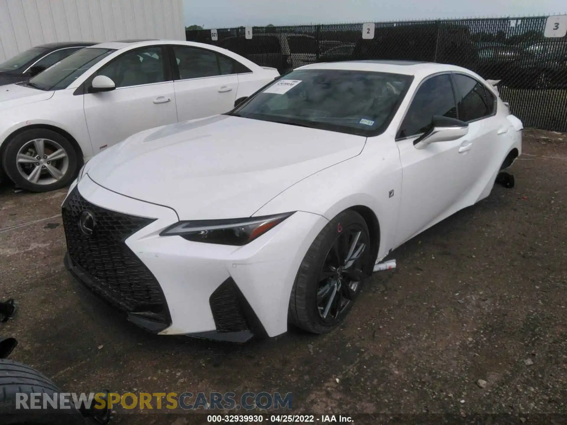 2 Photograph of a damaged car JTHGZ1B26M5042527 LEXUS IS 2021