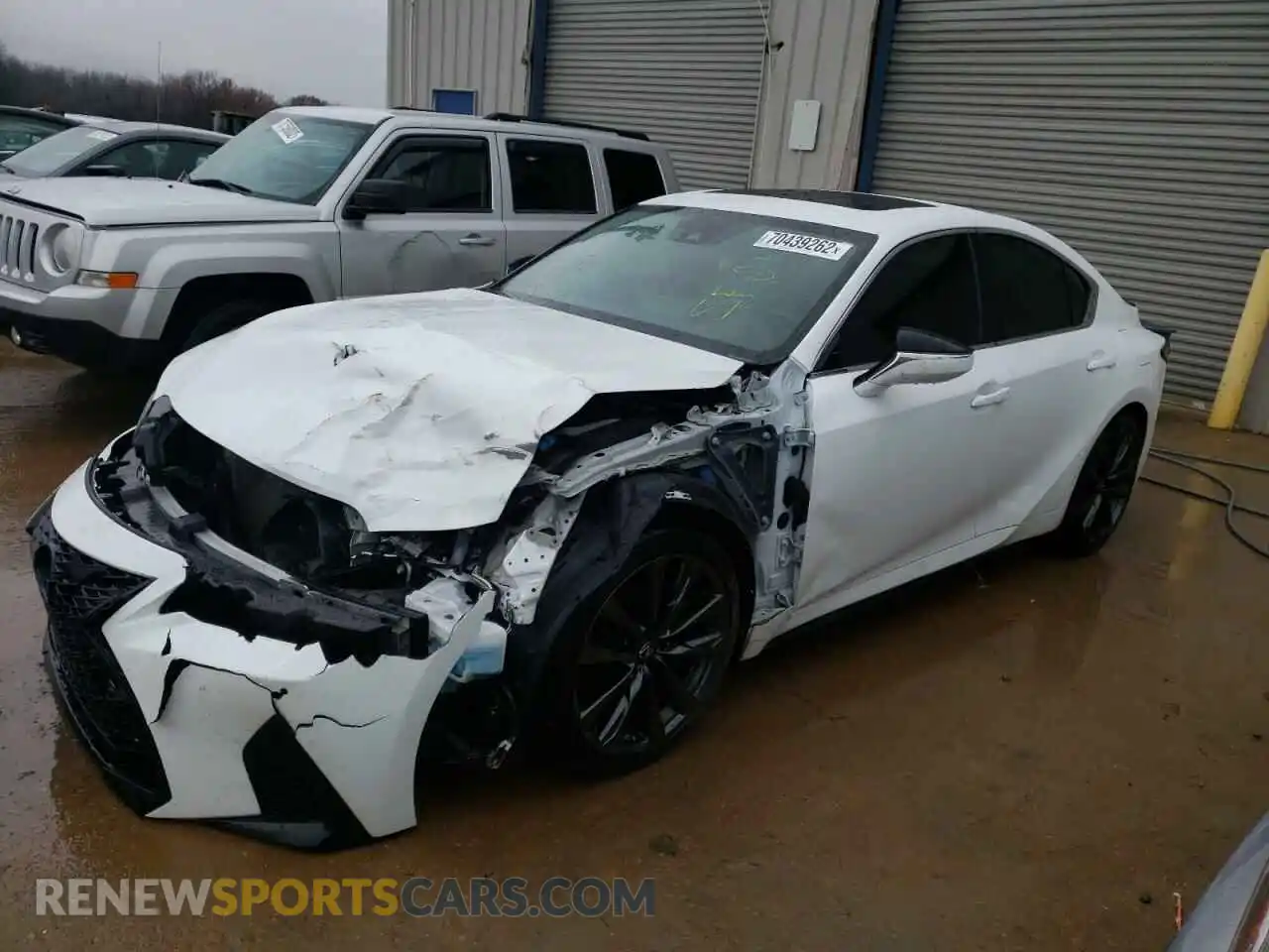 1 Photograph of a damaged car JTHGZ1B26M5044407 LEXUS IS 2021