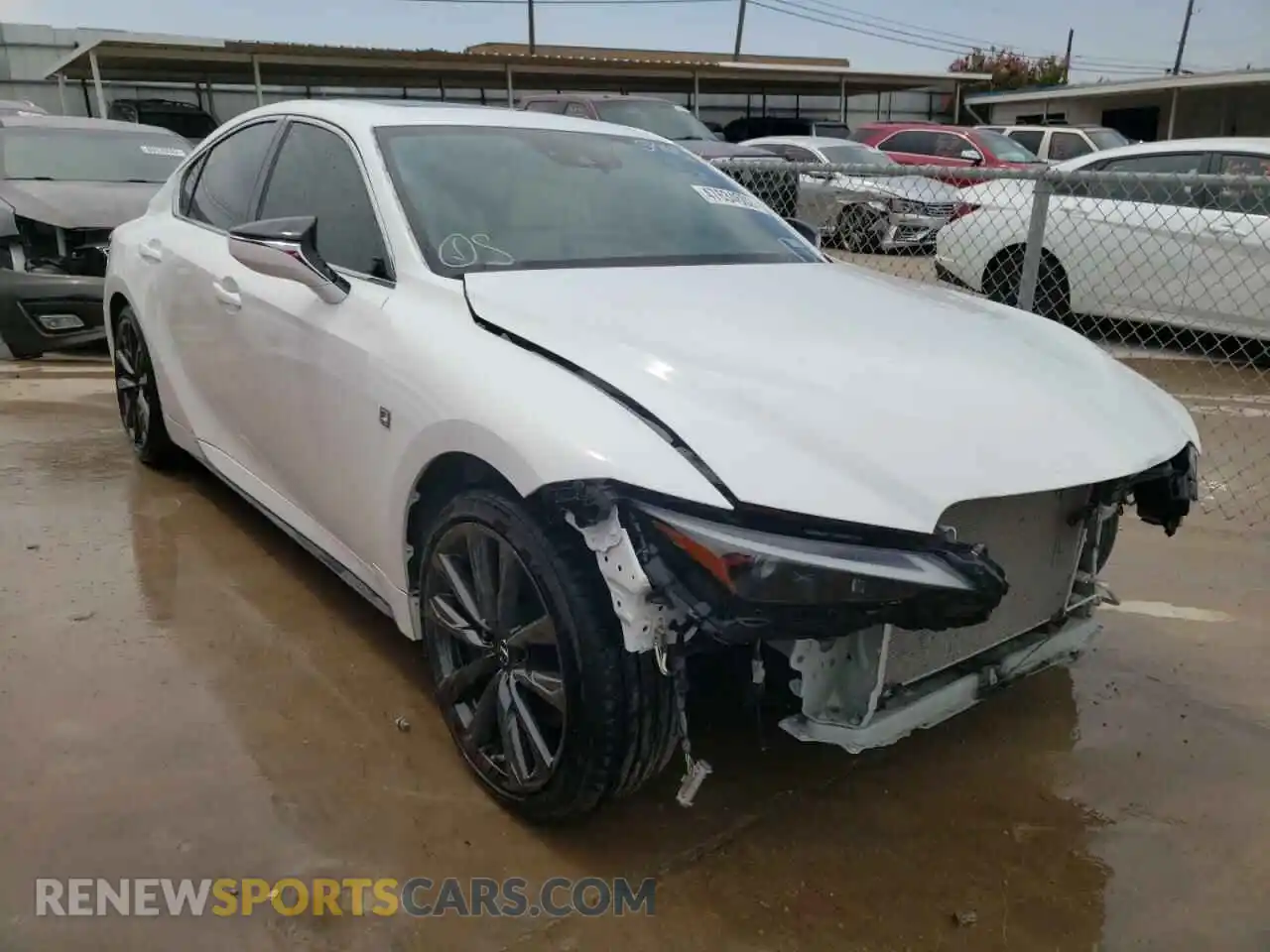1 Photograph of a damaged car JTHGZ1B26M5045170 LEXUS IS 2021