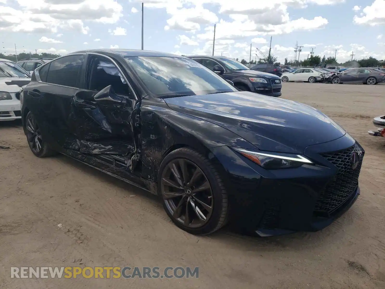 1 fotografías del automóvil dañado JTHGZ1B27M5040284 LEXUS IS 2021