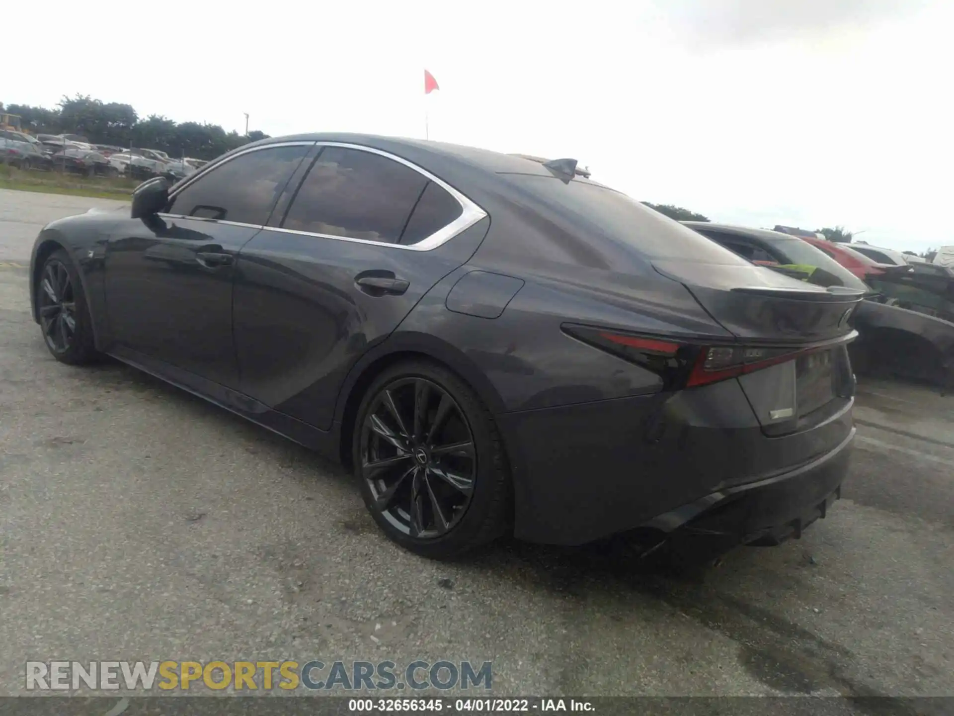 3 Photograph of a damaged car JTHGZ1B27M5045680 LEXUS IS 2021