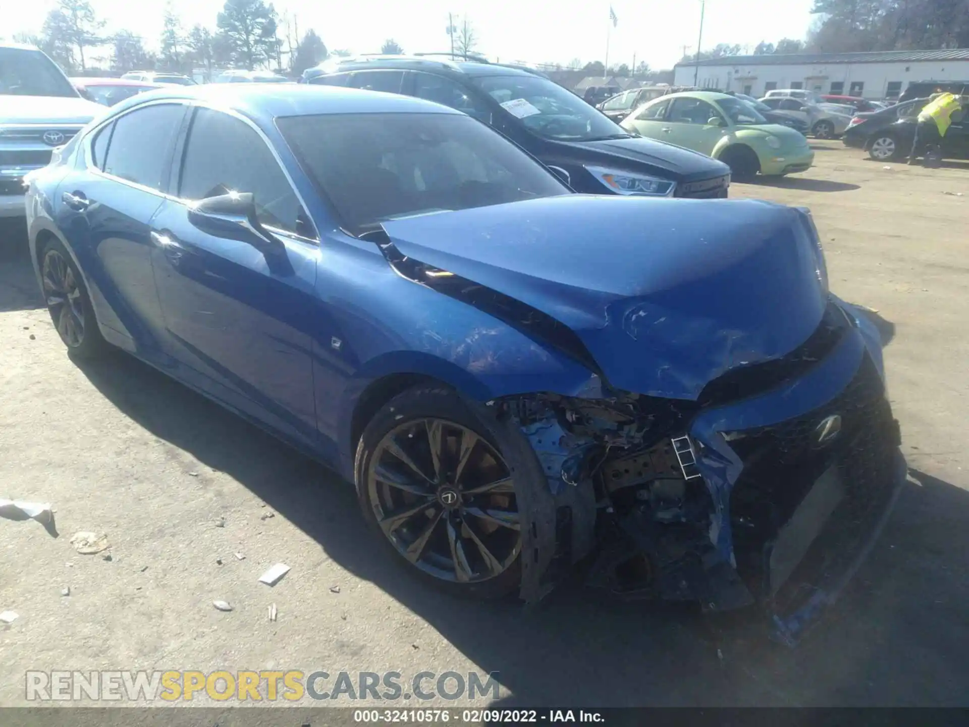 1 Photograph of a damaged car JTHGZ1B27M5048224 LEXUS IS 2021
